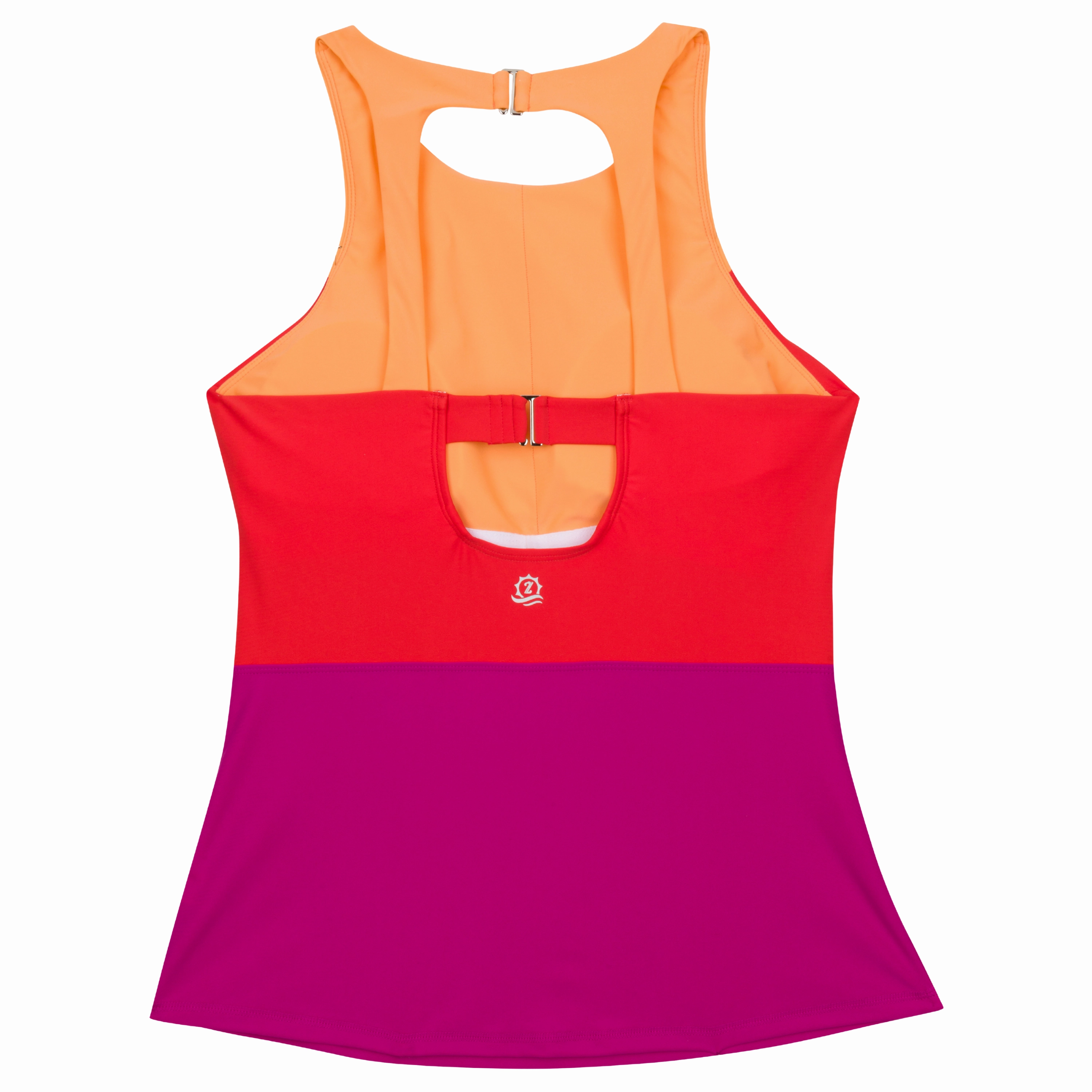 Women???s High Neck Fitted Tankini Top | ???Color Pop???