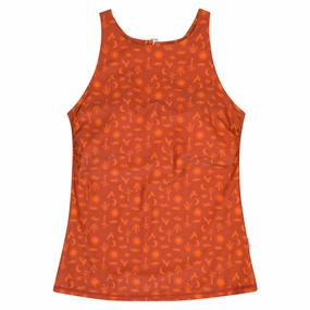 Women???s High Neck Fitted Tankini Top | ???Desert???