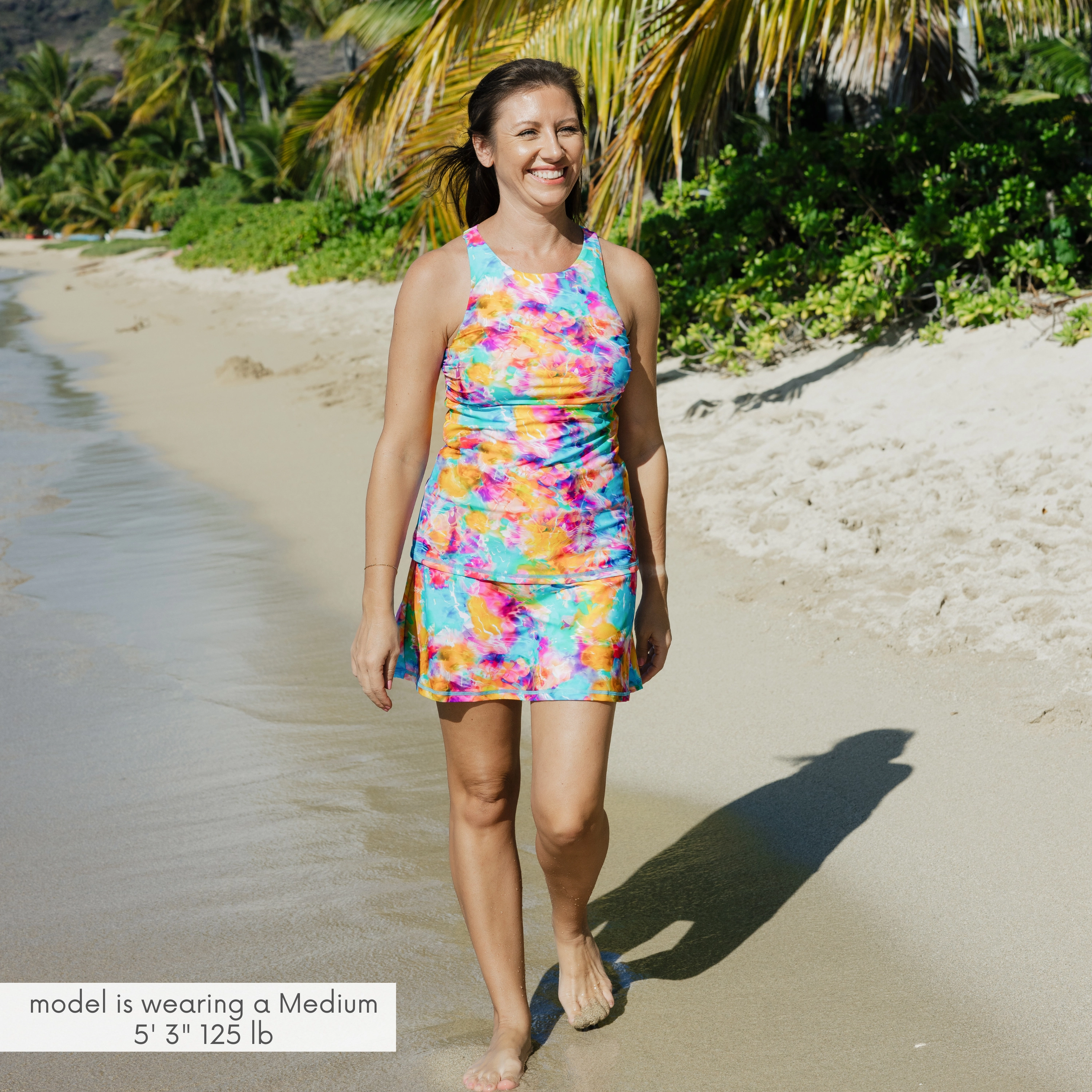 Women???s High Neck Fitted Tankini Top | ???Impressions"