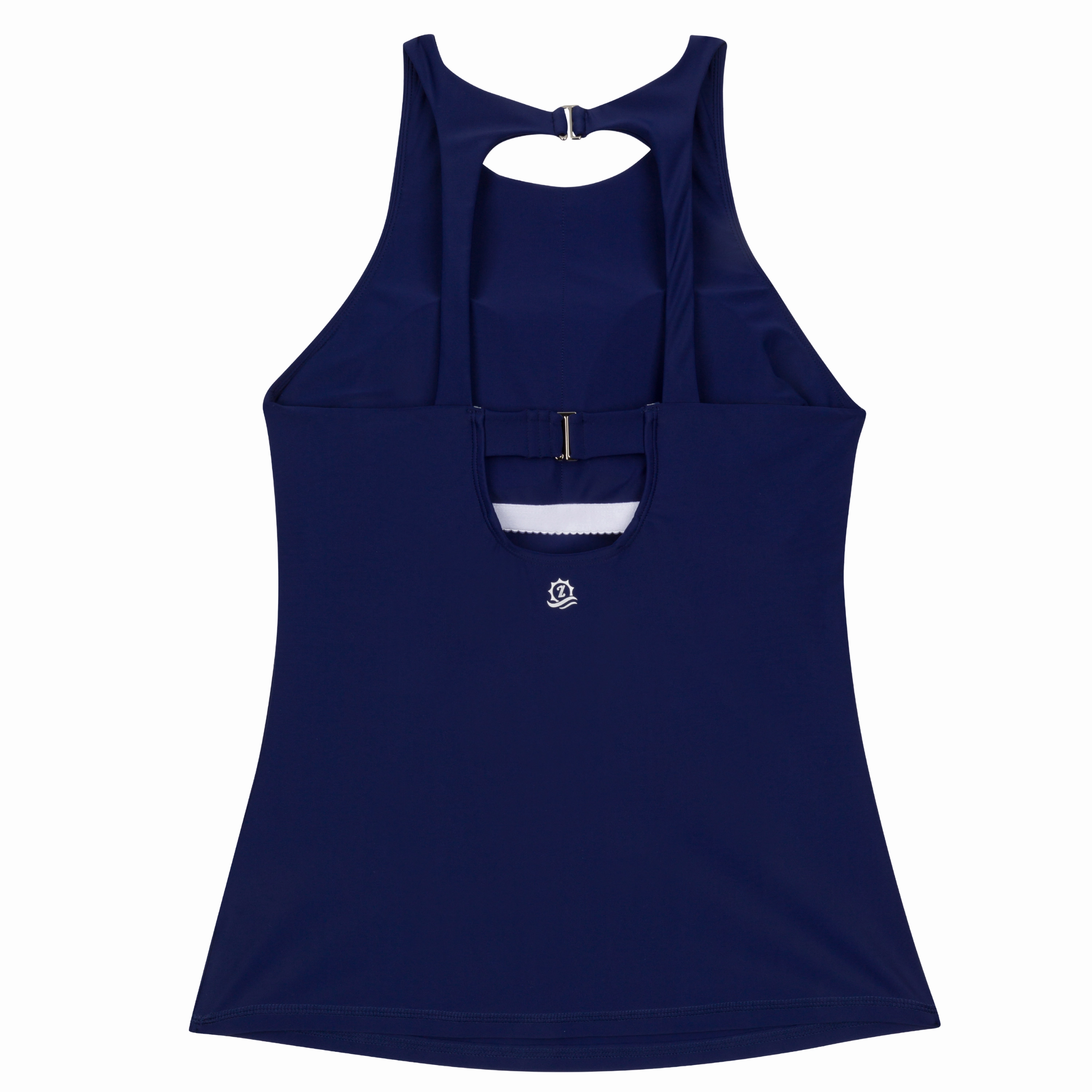 Women???s High Neck Fitted Tankini Top | ???Navy???