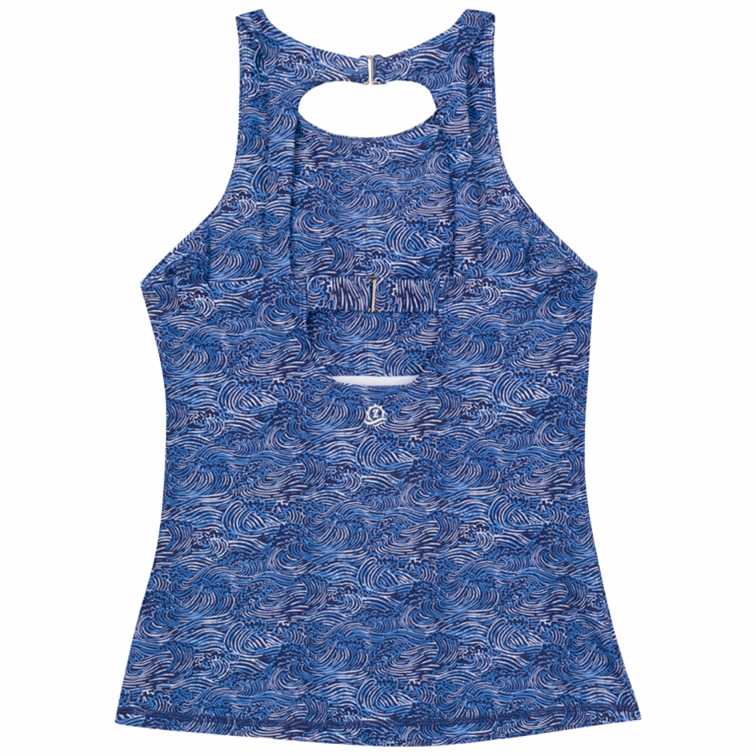 Women???s High Neck Fitted Tankini Top | ???Ocean Breeze???