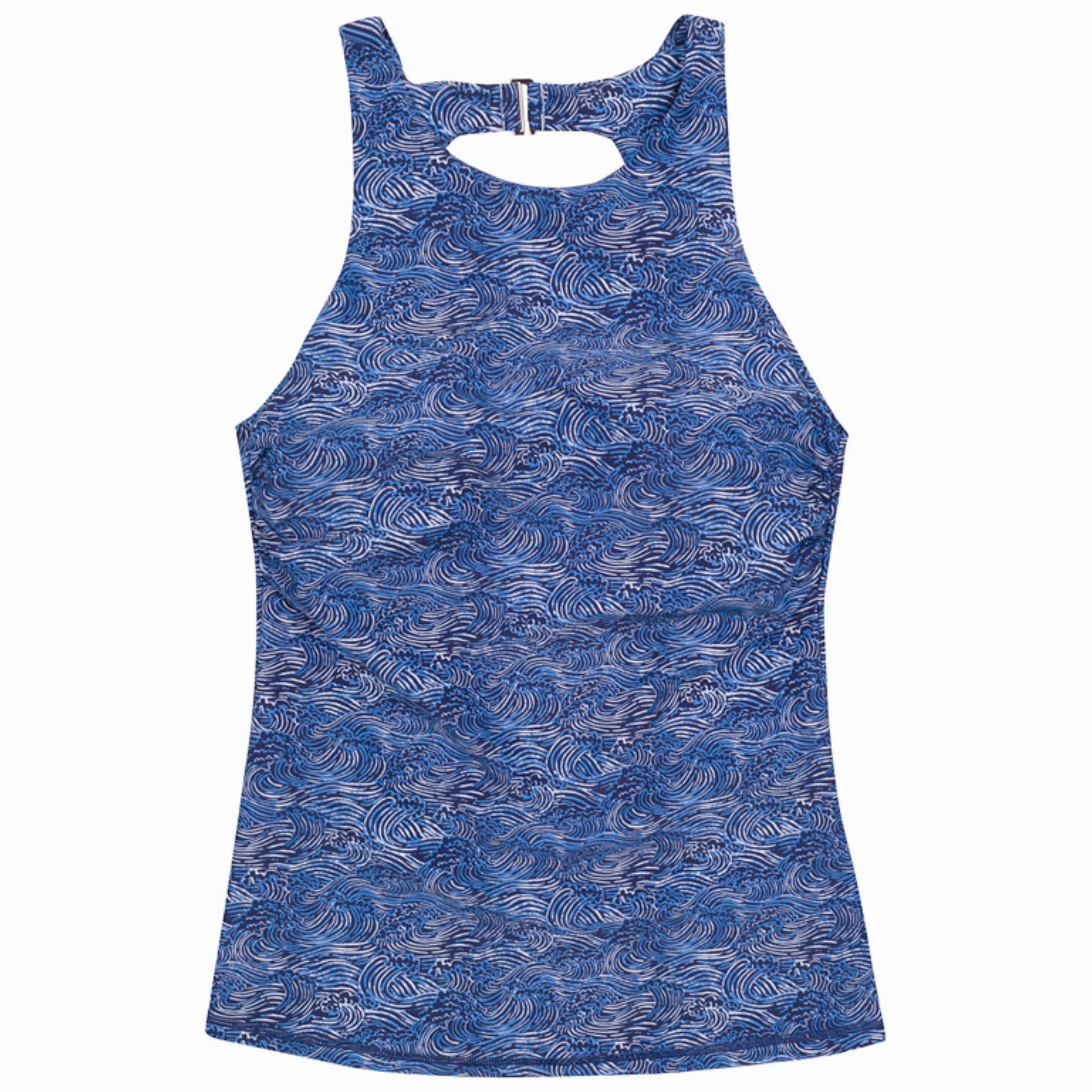 Women???s High Neck Fitted Tankini Top | ???Ocean Breeze???