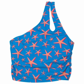 Women???s One Shoulder Crop Tankini Top | ???Starfish???