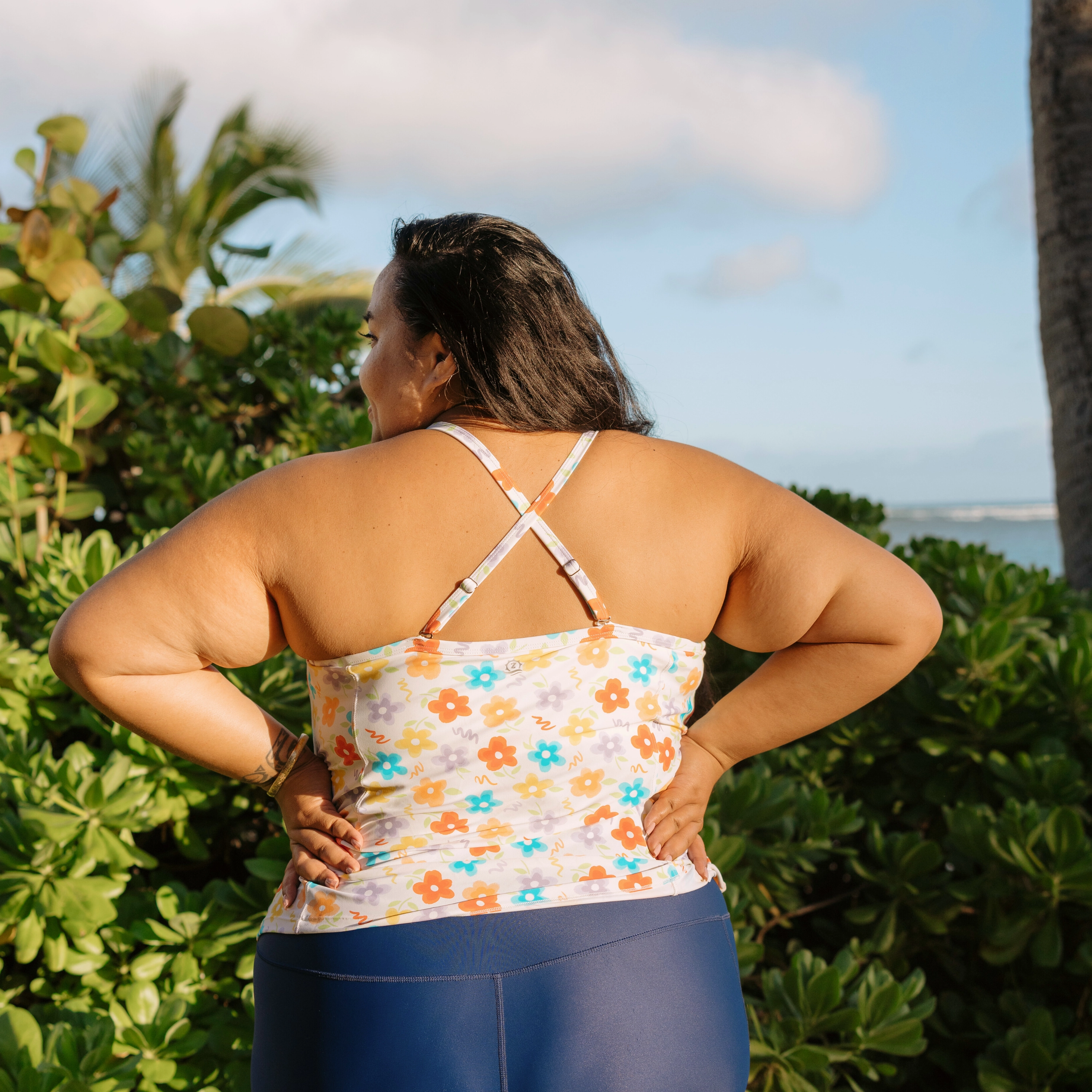 Women???s Strappy A-Line Tankini Top | ???Blossom???