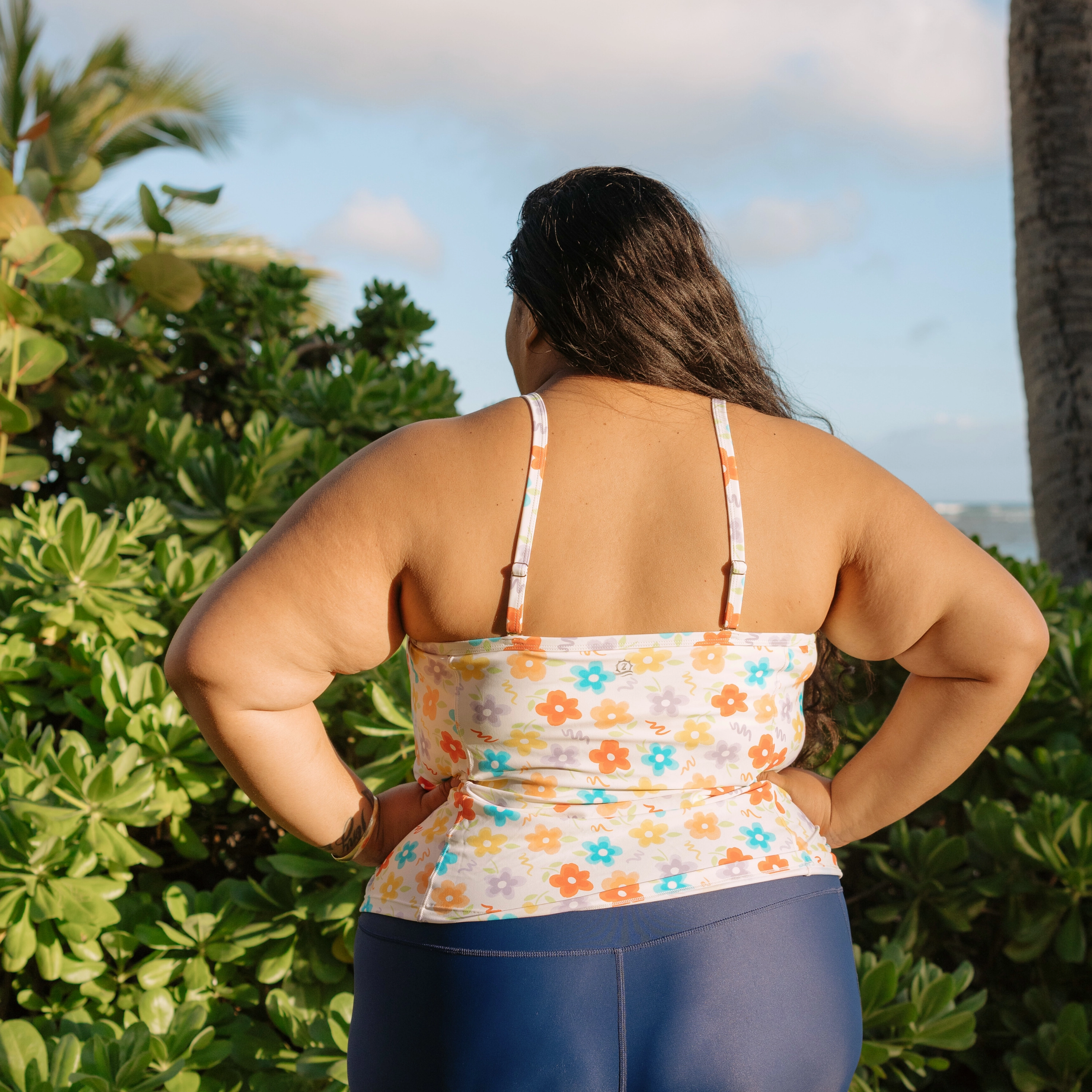 Women???s Strappy A-Line Tankini Top | ???Blossom???