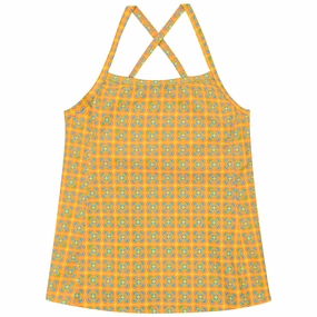 Women???s Strappy A-Line Tankini Top | ???Kaleidoscope"