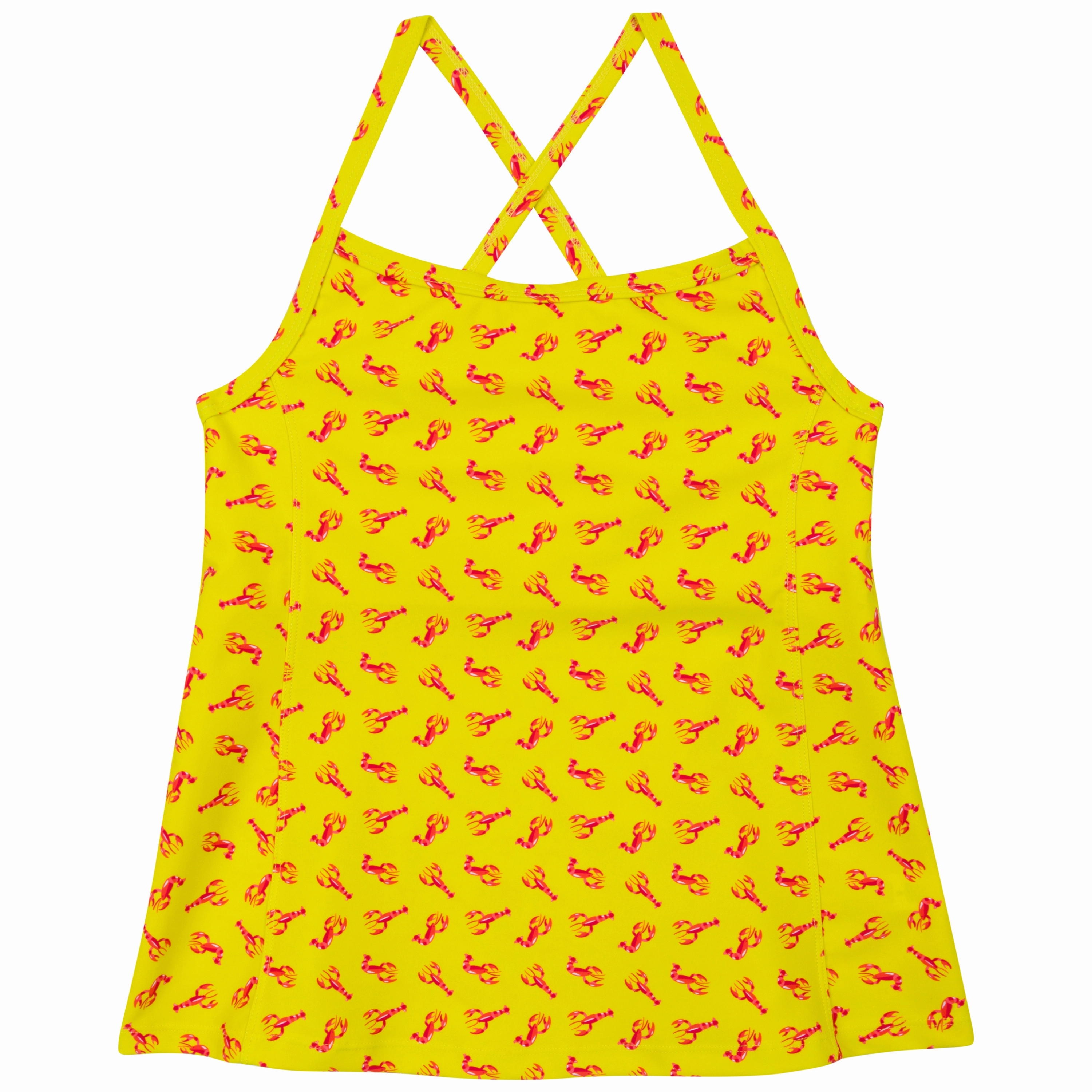 Women???s Strappy A-Line Tankini Top | ???Lobster"