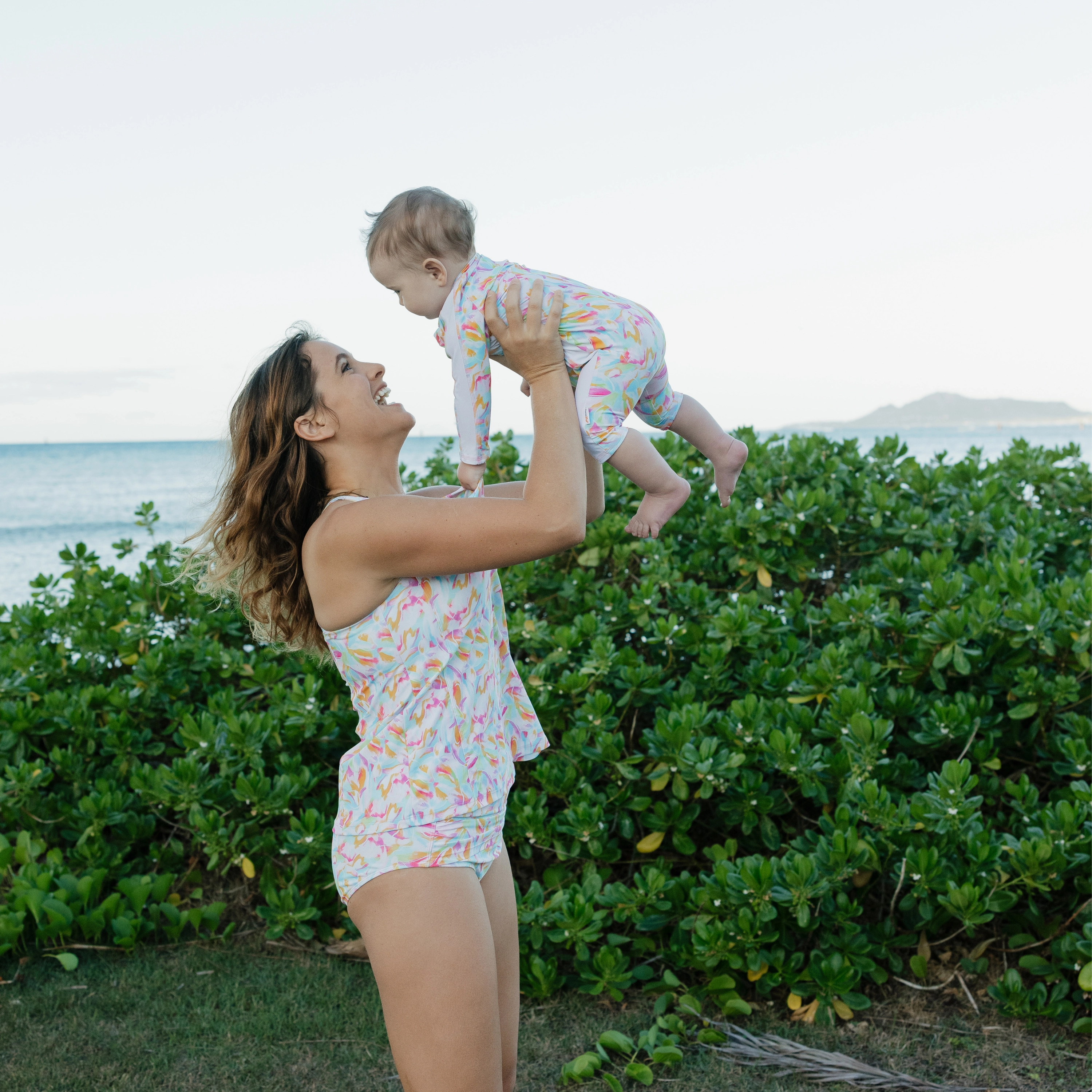 Women???s Strappy A-Line Tankini Top | ???Petals"