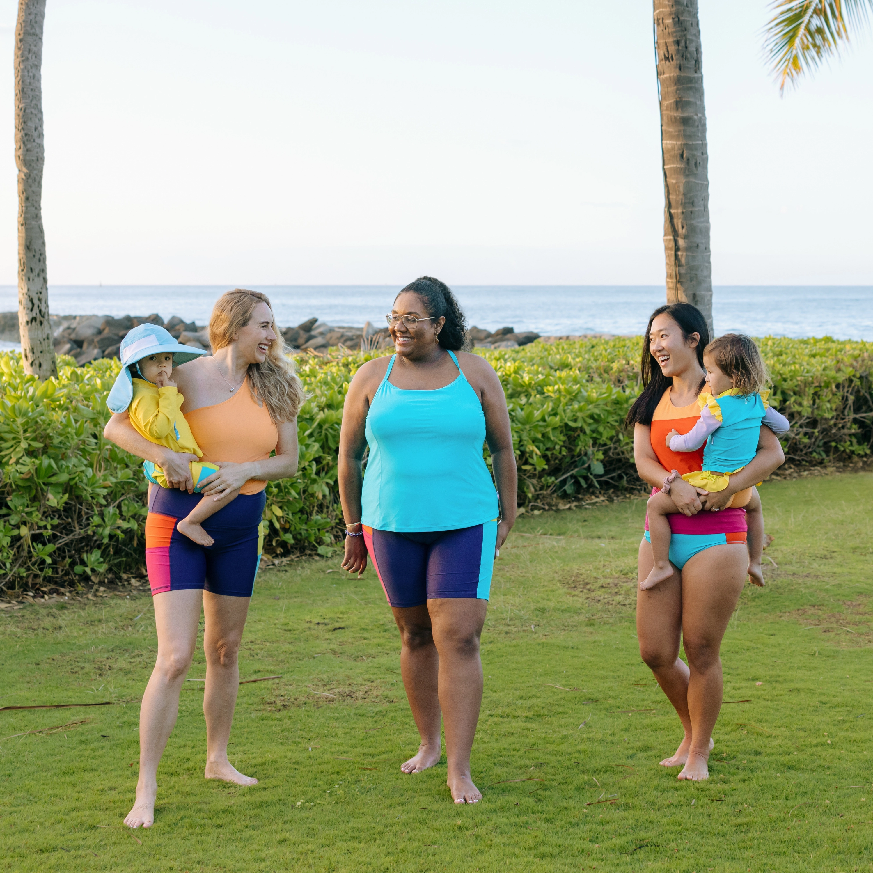 Women???s Strappy A-Line Tankini Top | ???Scuba Blue???