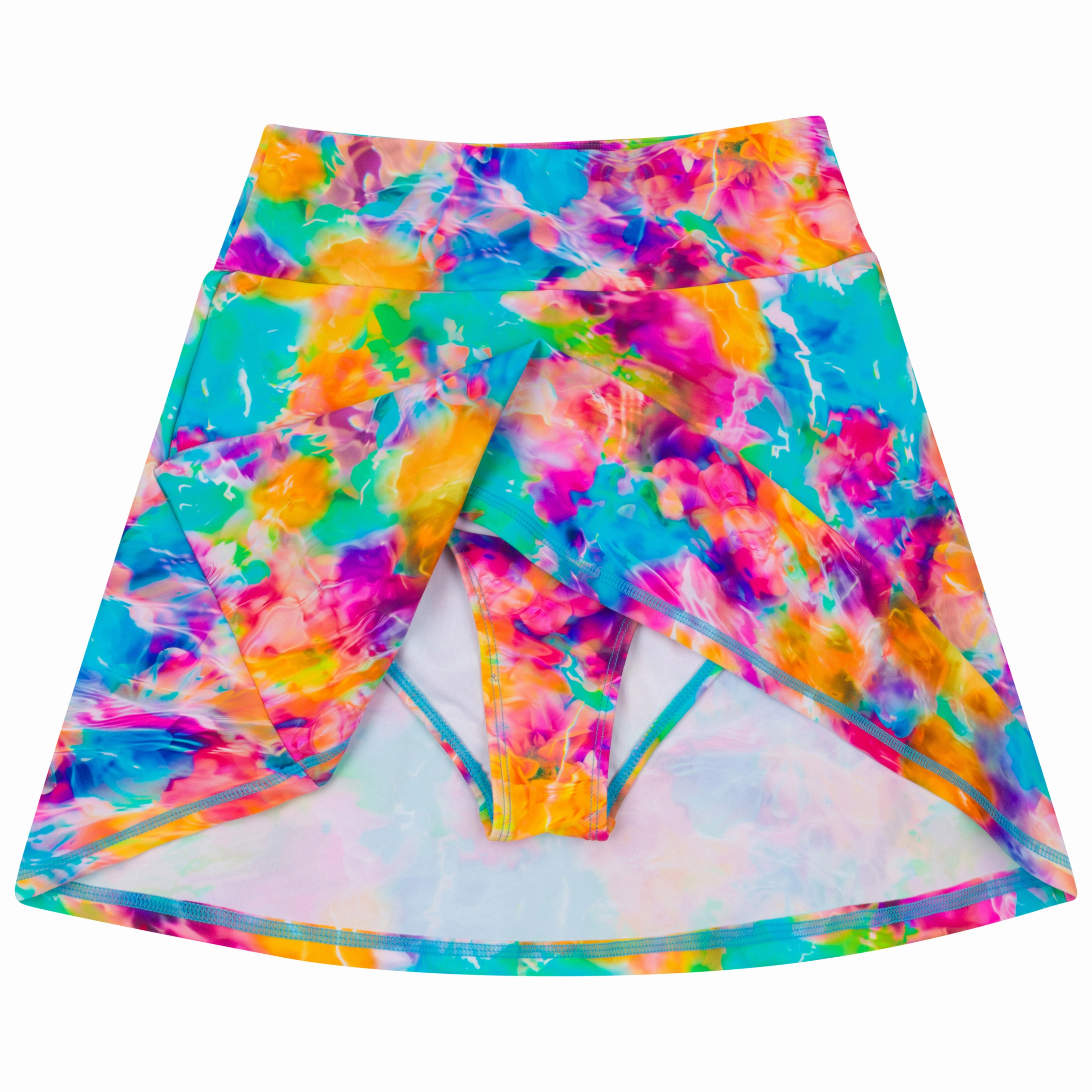 Women's A-Line Swim Skirt Swim Bottom | "Impressions"