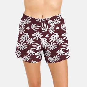 Women's Classic Fit Swim Shorts With Panty