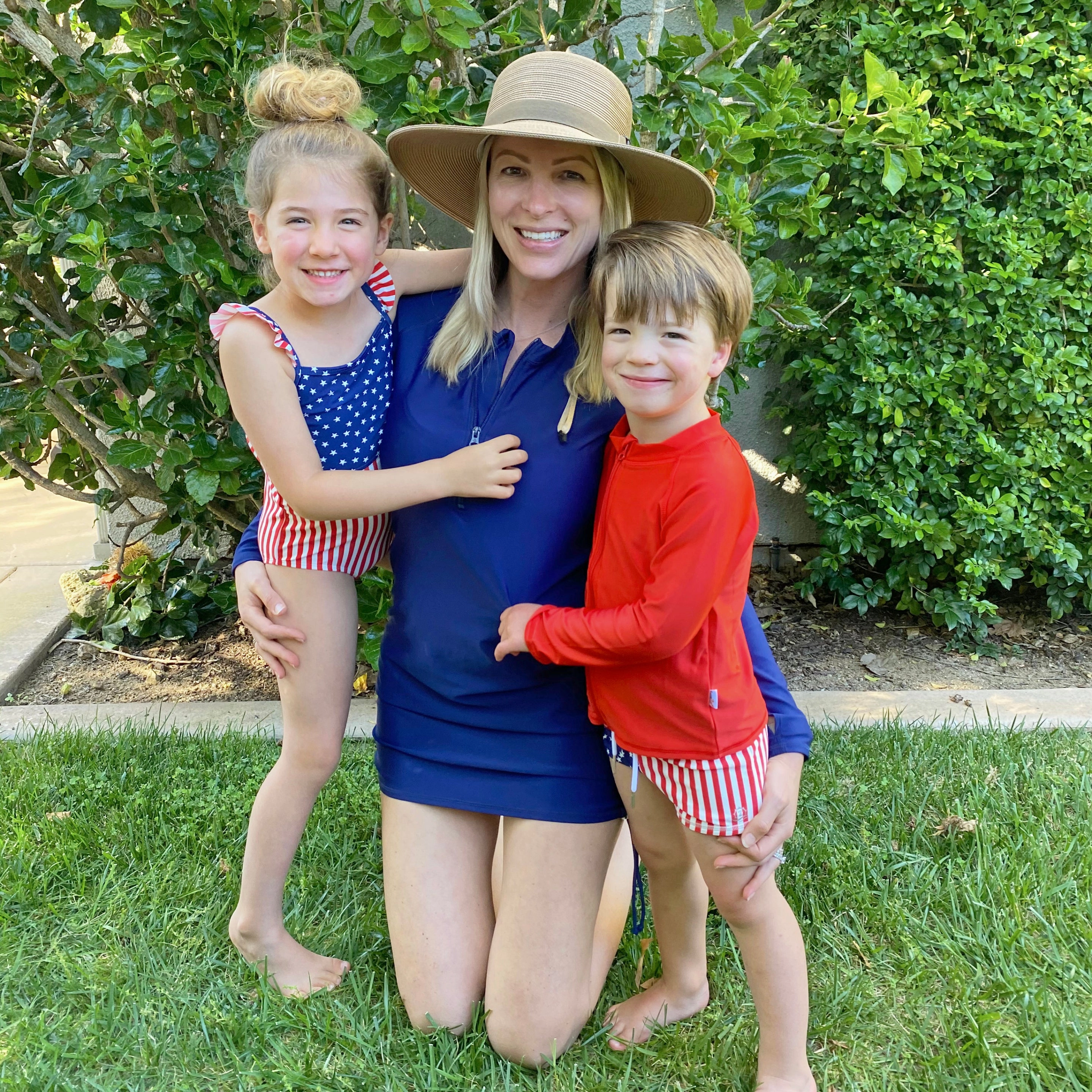 Women's Half Zip Swim Dress Cover Up | "Navy"