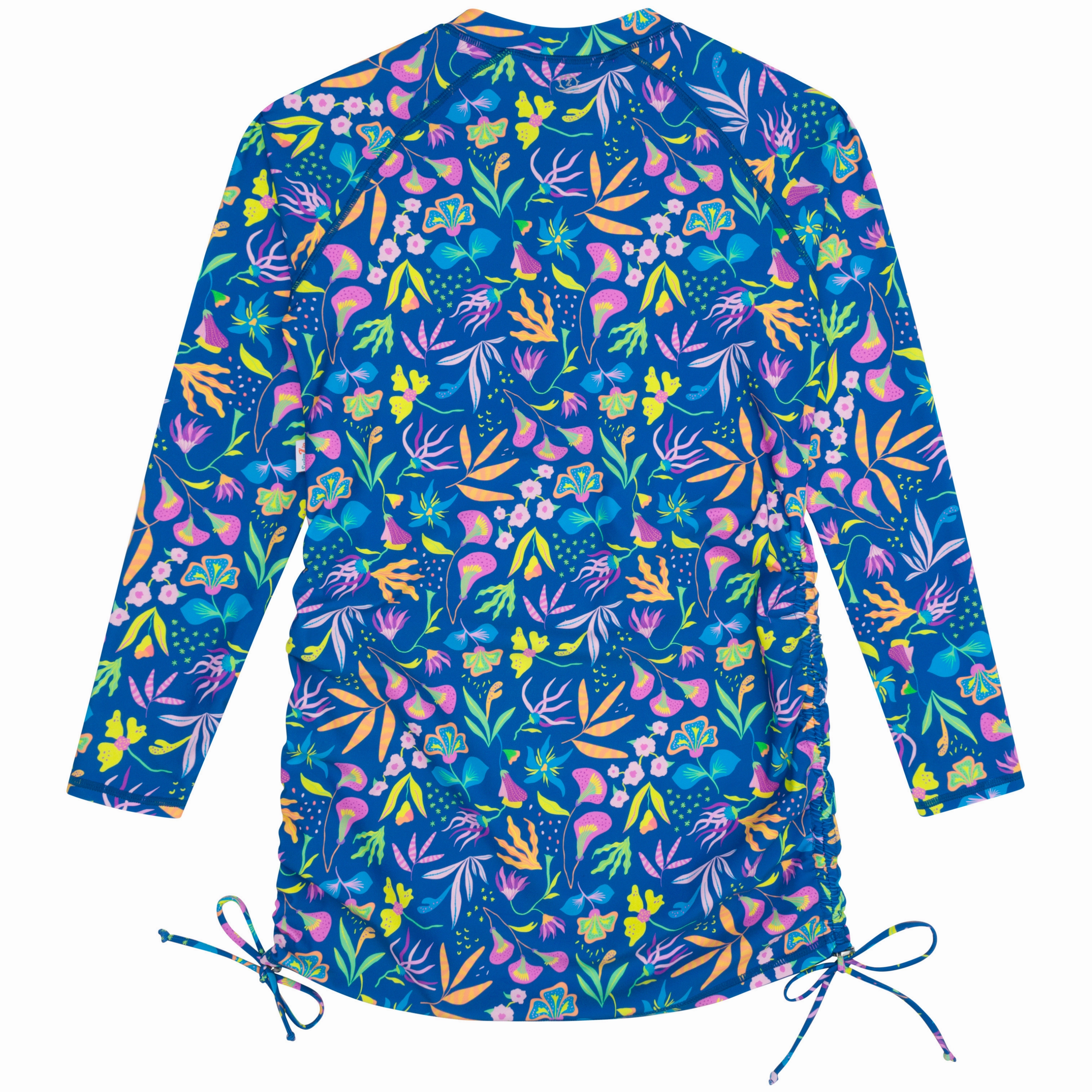 Women's Half Zip Swim Dress Cover Up | "Tropadelic"