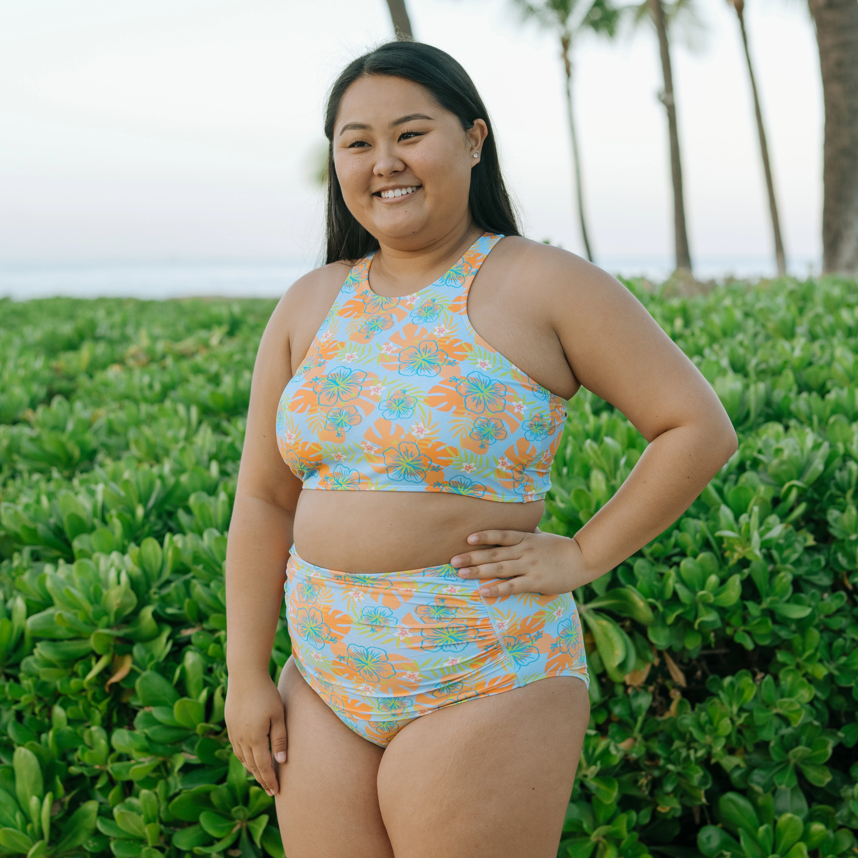 Women's Halter Bikini Top | "Groovy"