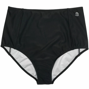 Women's High Waist Bikini Bottoms | "Black"