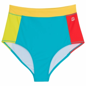 Women's High Waist Bikini Bottoms | "Color Pop"