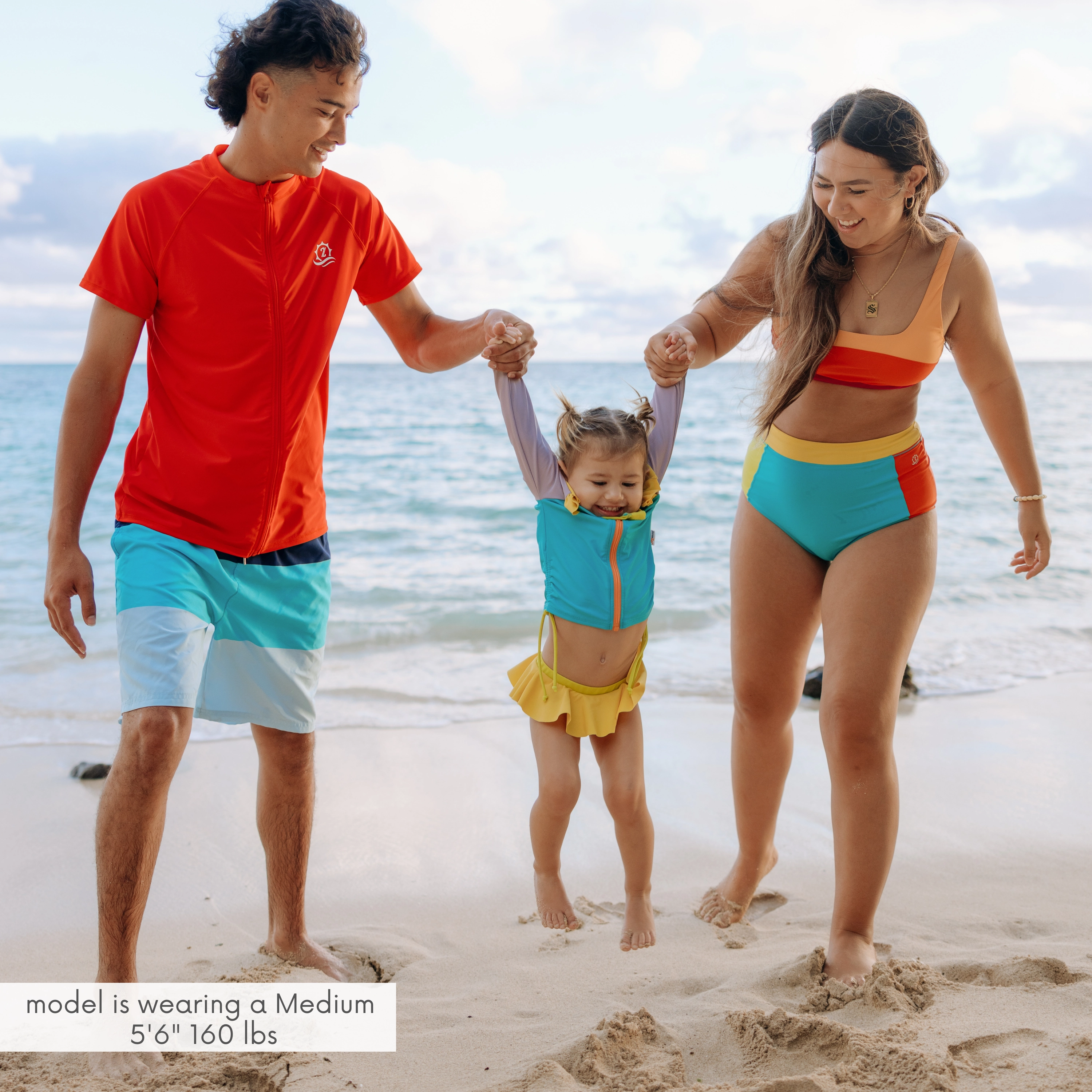 Women's High Waist Bikini Bottoms | "Color Pop"