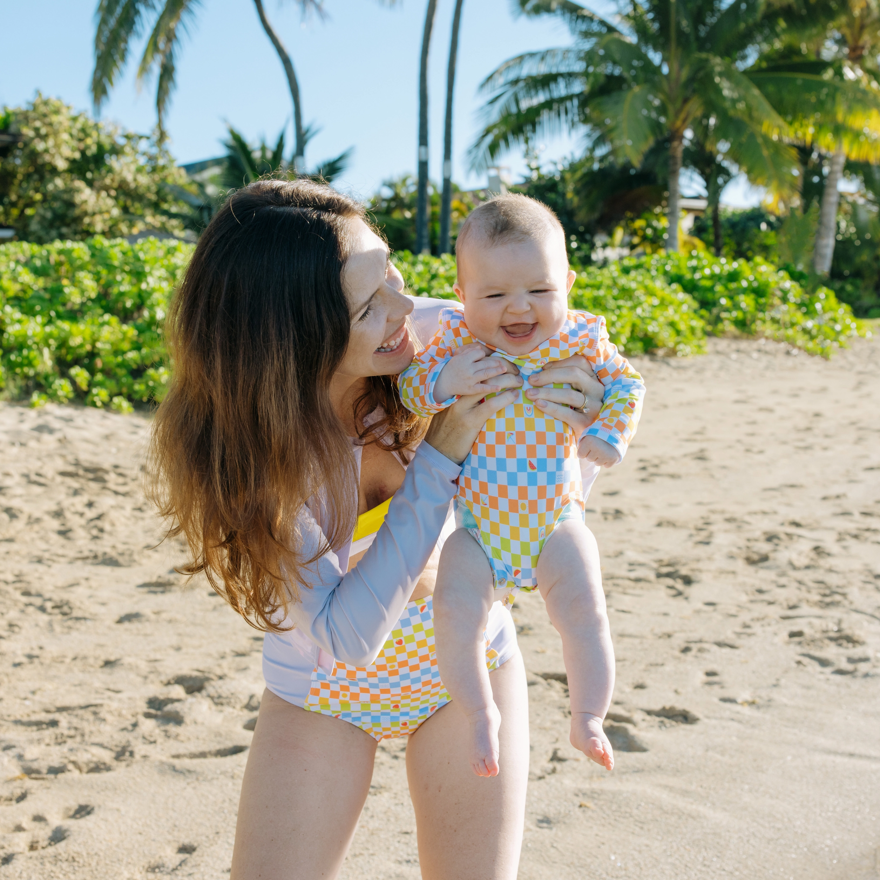 Women's High Waist Bikini Bottoms | "Gamified"