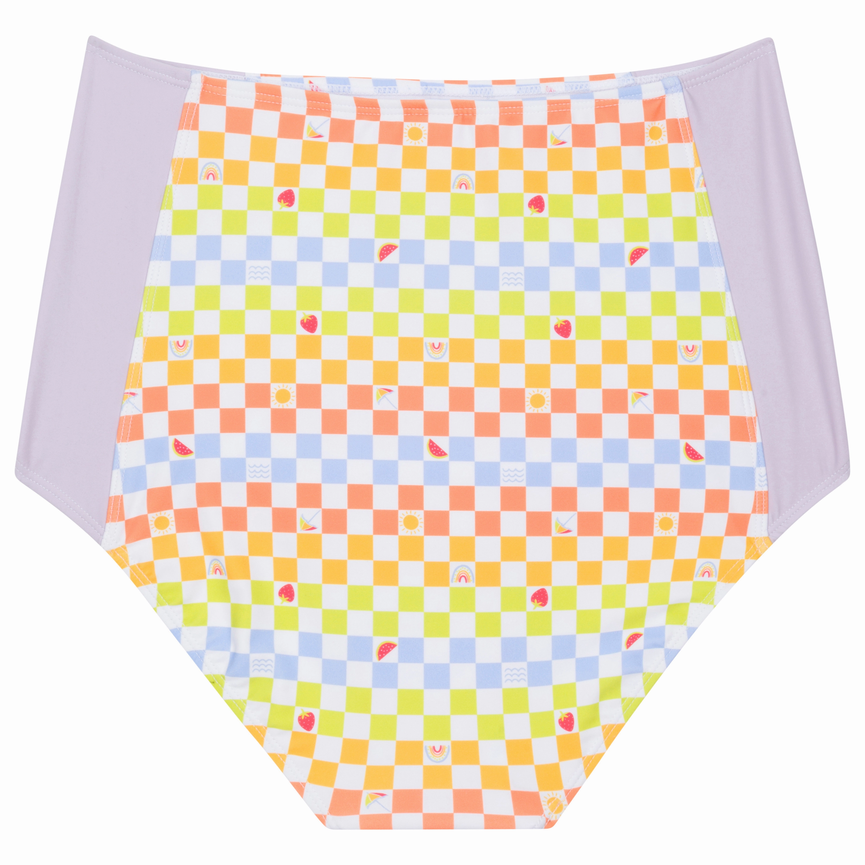 Women's High Waist Bikini Bottoms | "Gamified"