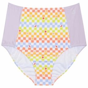Women's High Waist Bikini Bottoms | "Gamified"