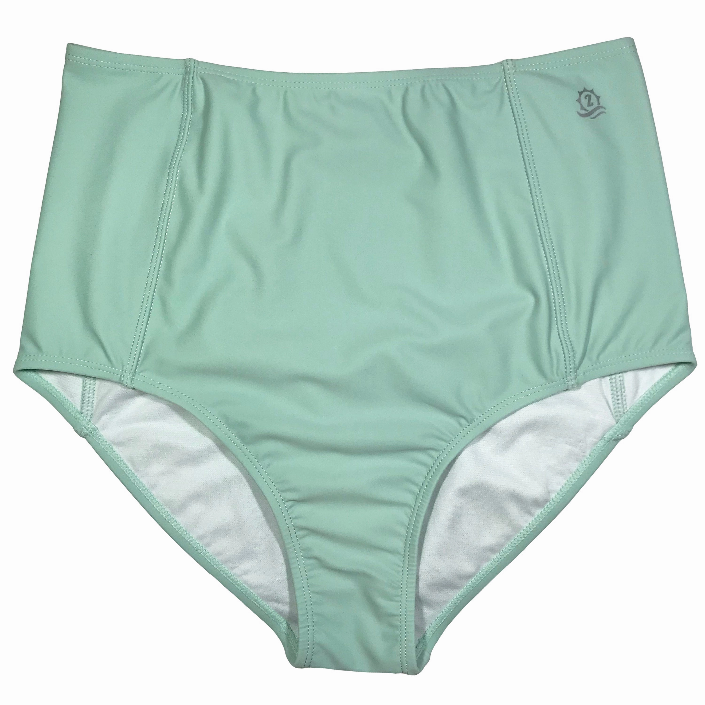 Women's High Waist Bikini Bottoms | "Mint"