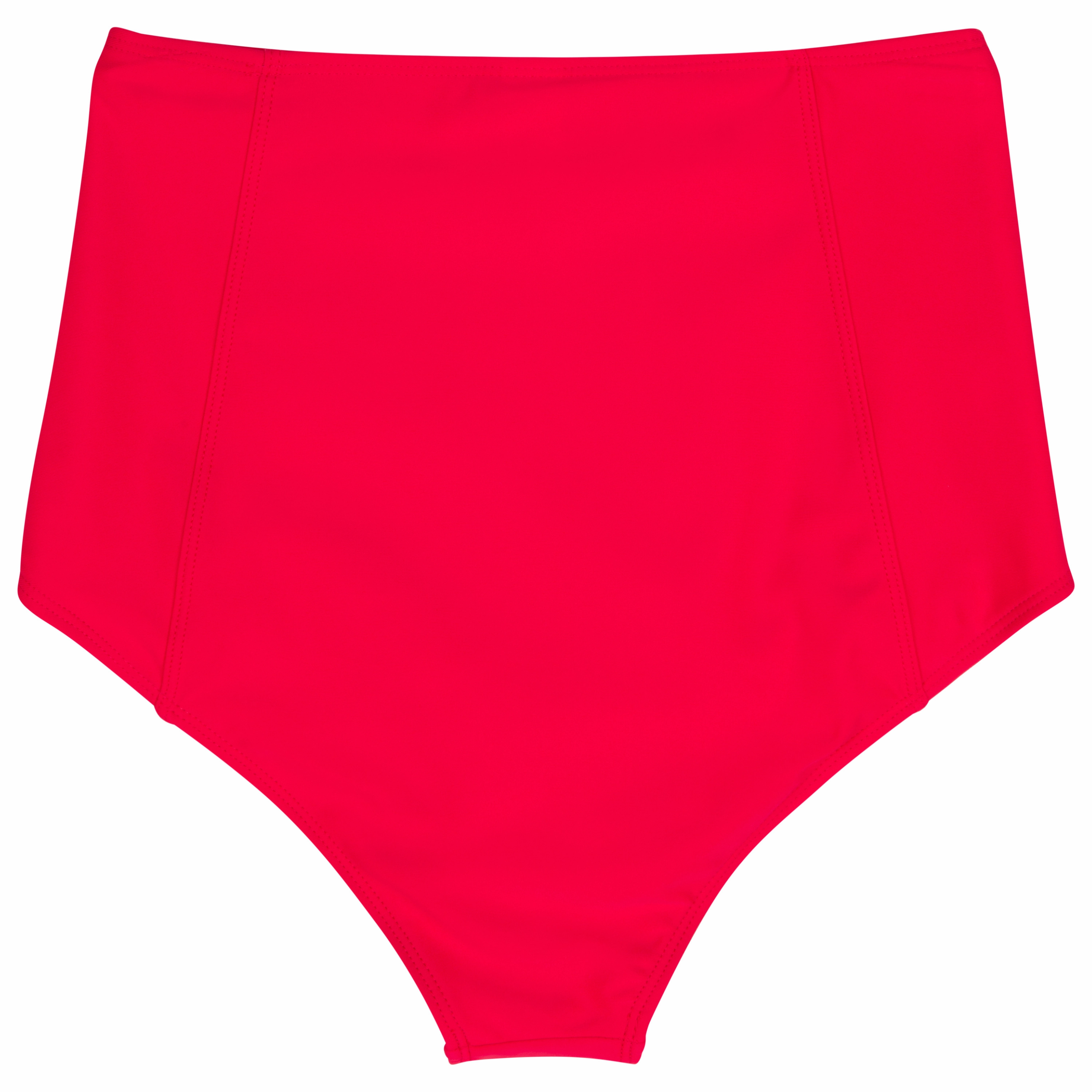 Women's High Waist Bikini Bottoms | "Red"