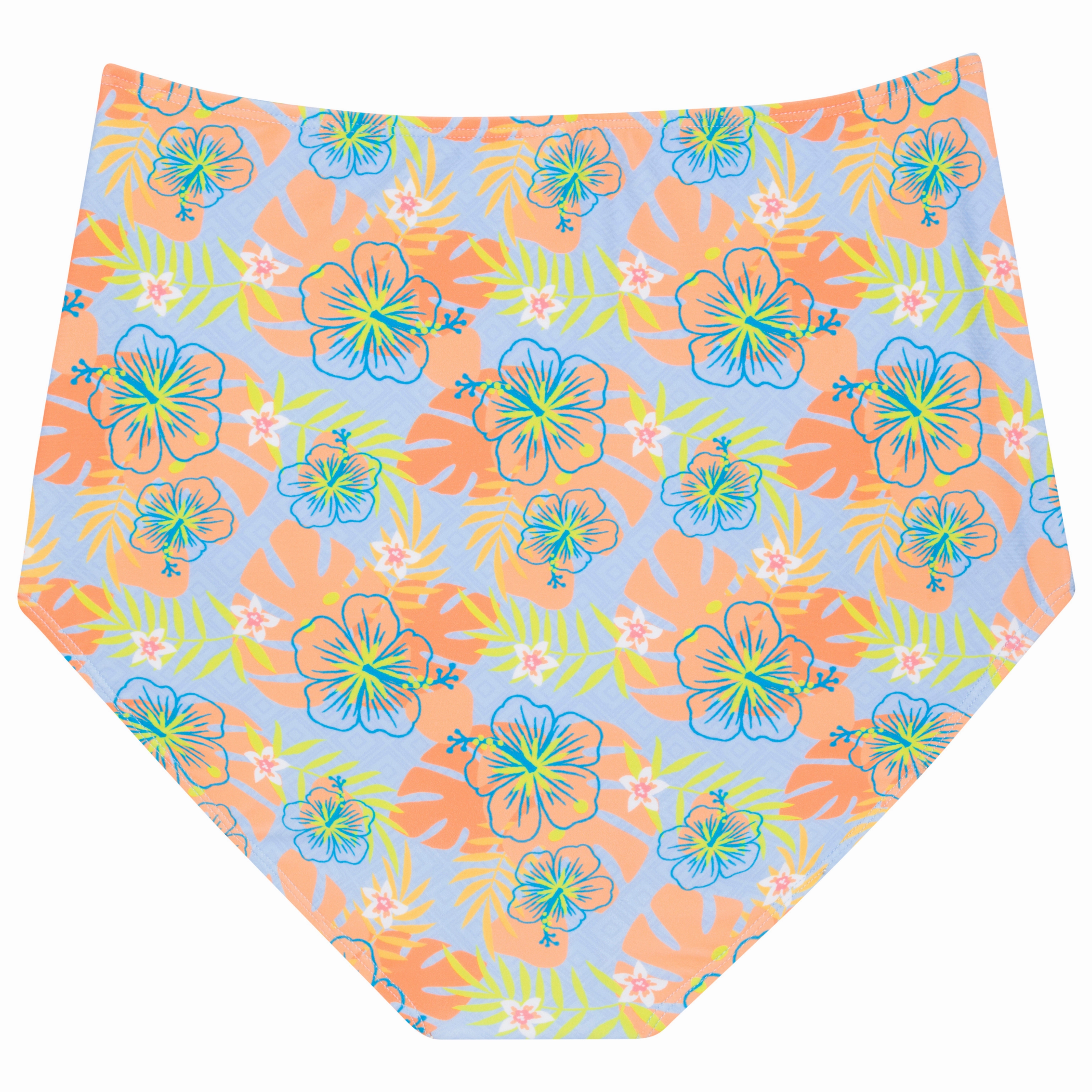 Women's High Waist Bikini Bottoms Ruched | "Groovy"