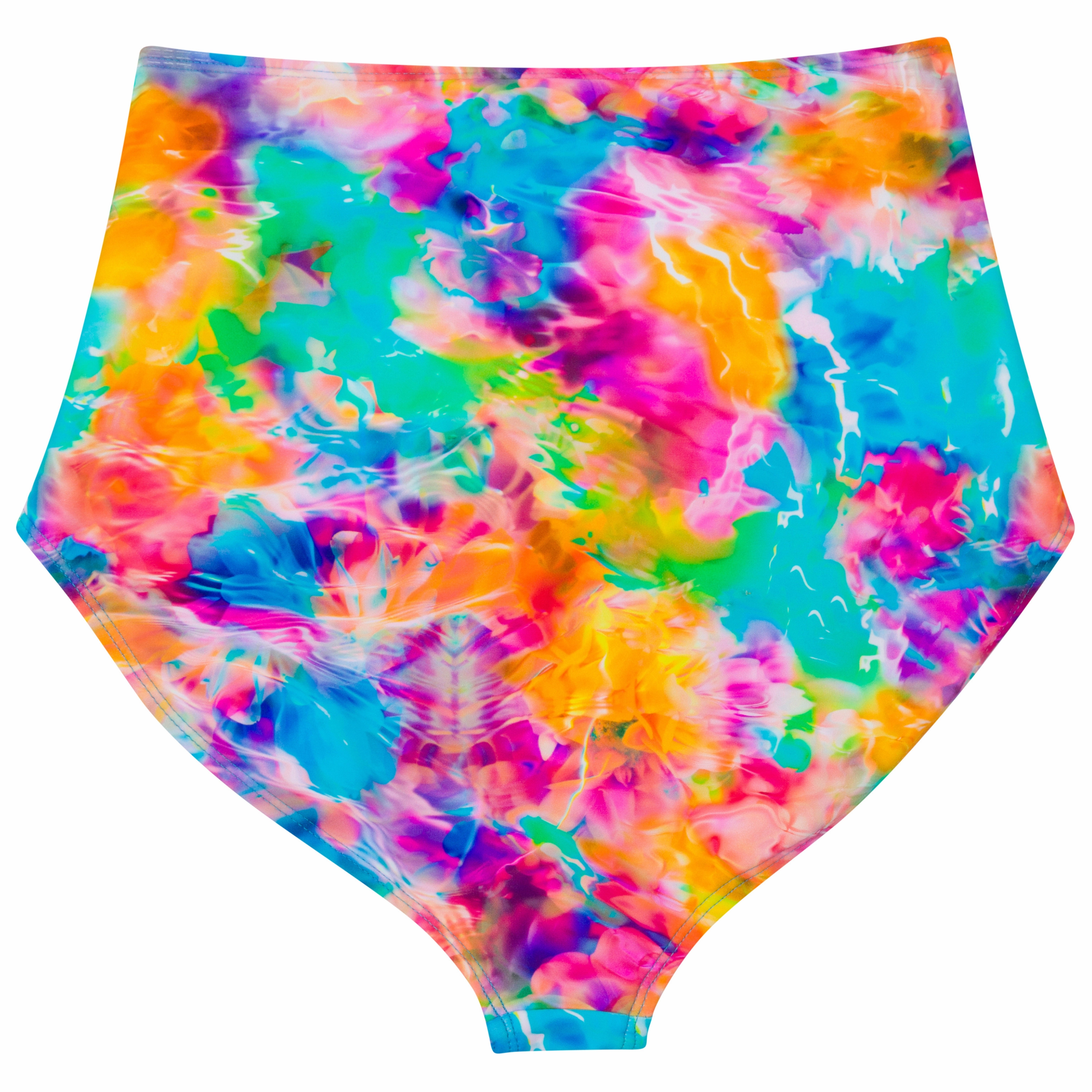 Women's High Waist Bikini Bottoms Ruched | "Impressions"