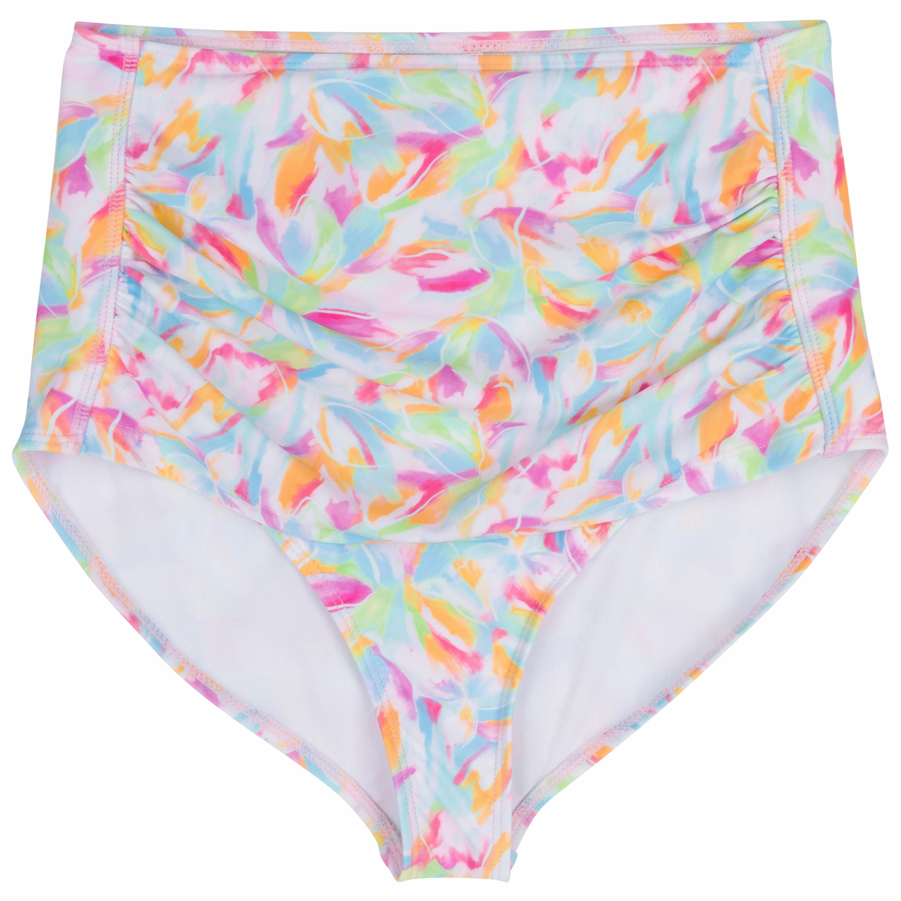Women's High Waist Bikini Bottoms Ruched | "Petals"