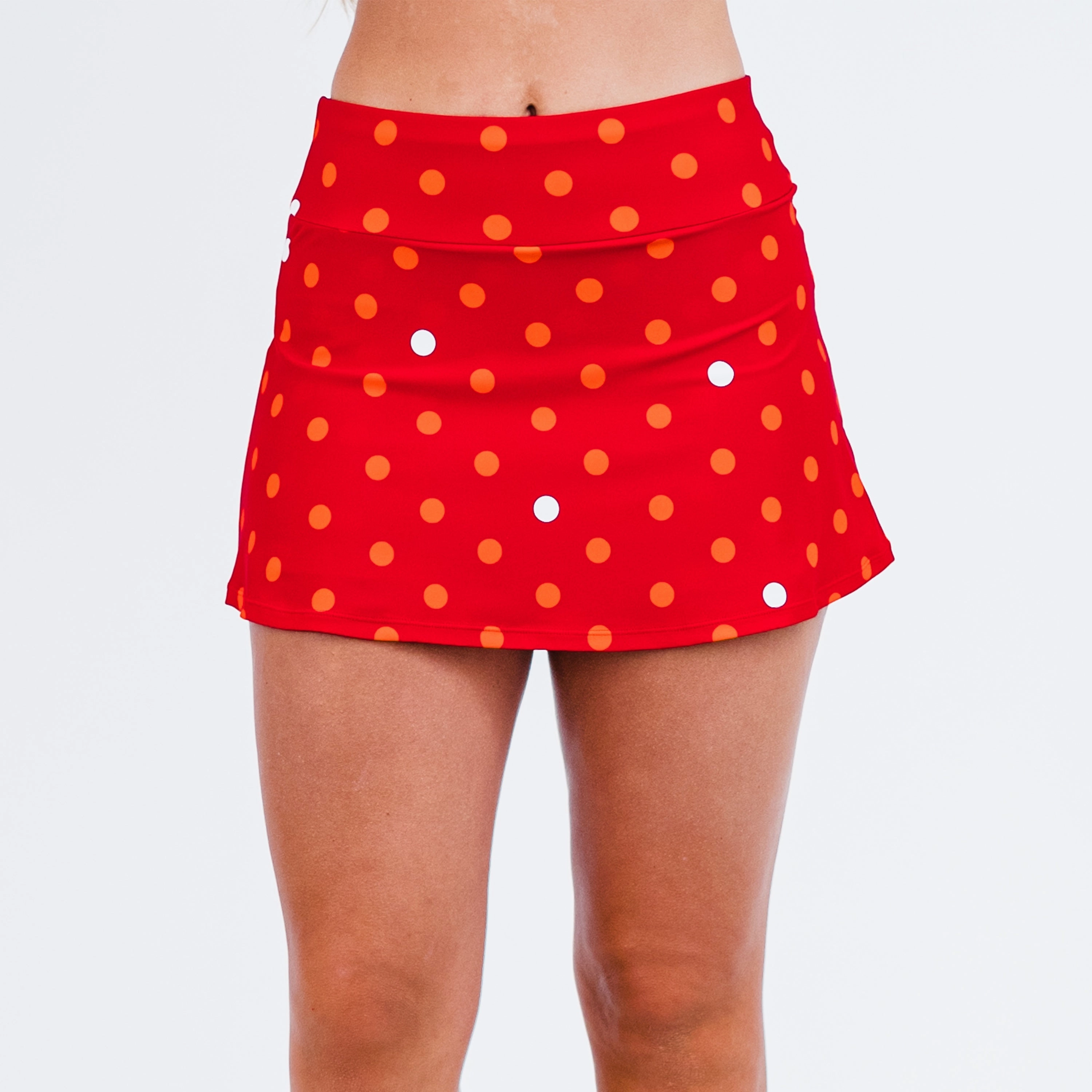 Women's High Waisted Mini Swim Skirt With Shorts