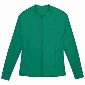 Women's Long Sleeve Rash Guard with Pockets | "Greenlake"