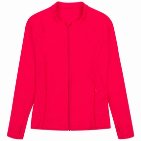 Women's Long Sleeve Rash Guard with Pockets | "Red"