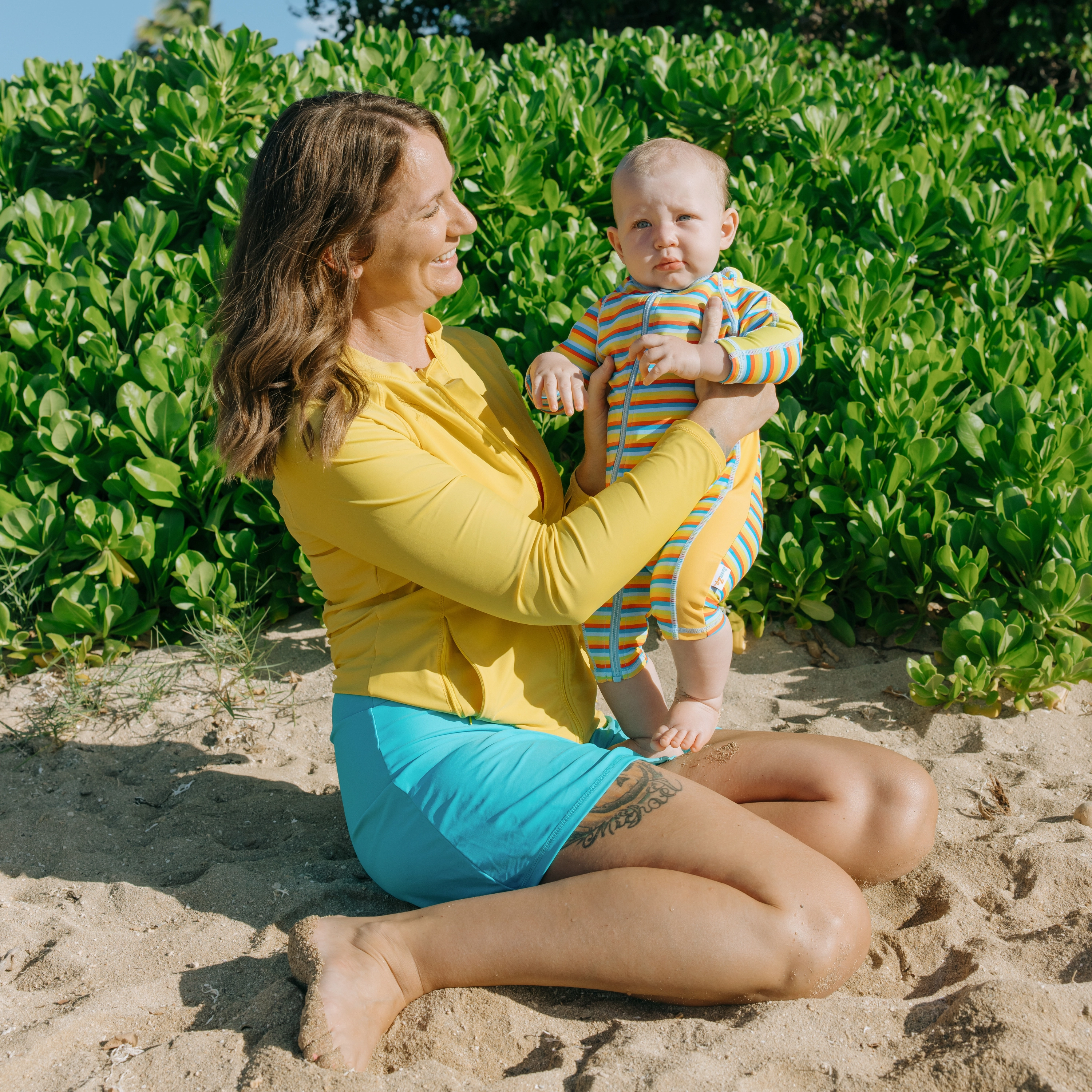 Women's Long Sleeve Rash Guard with Pockets | "Yellow"
