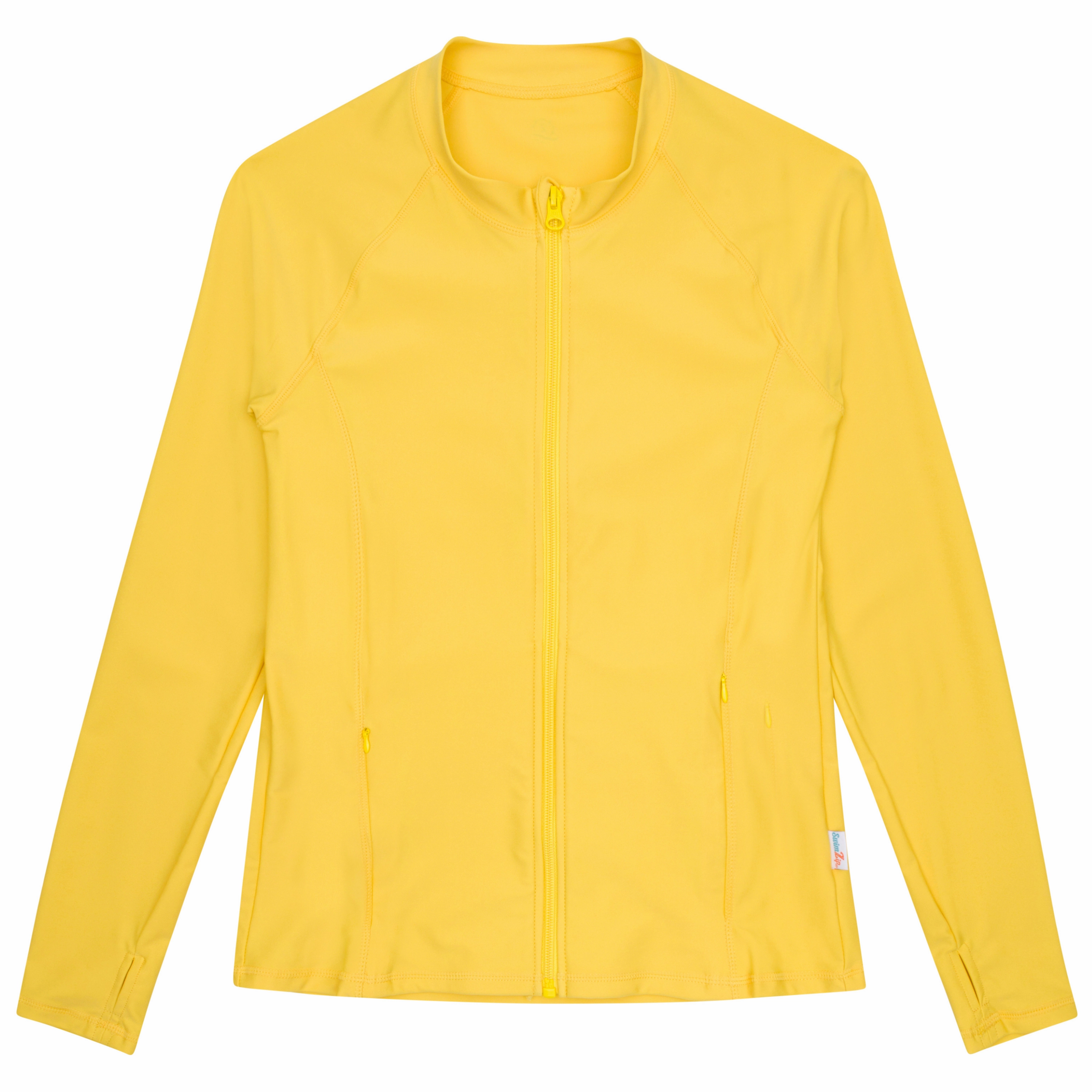 Women's Long Sleeve Rash Guard with Pockets | "Yellow"