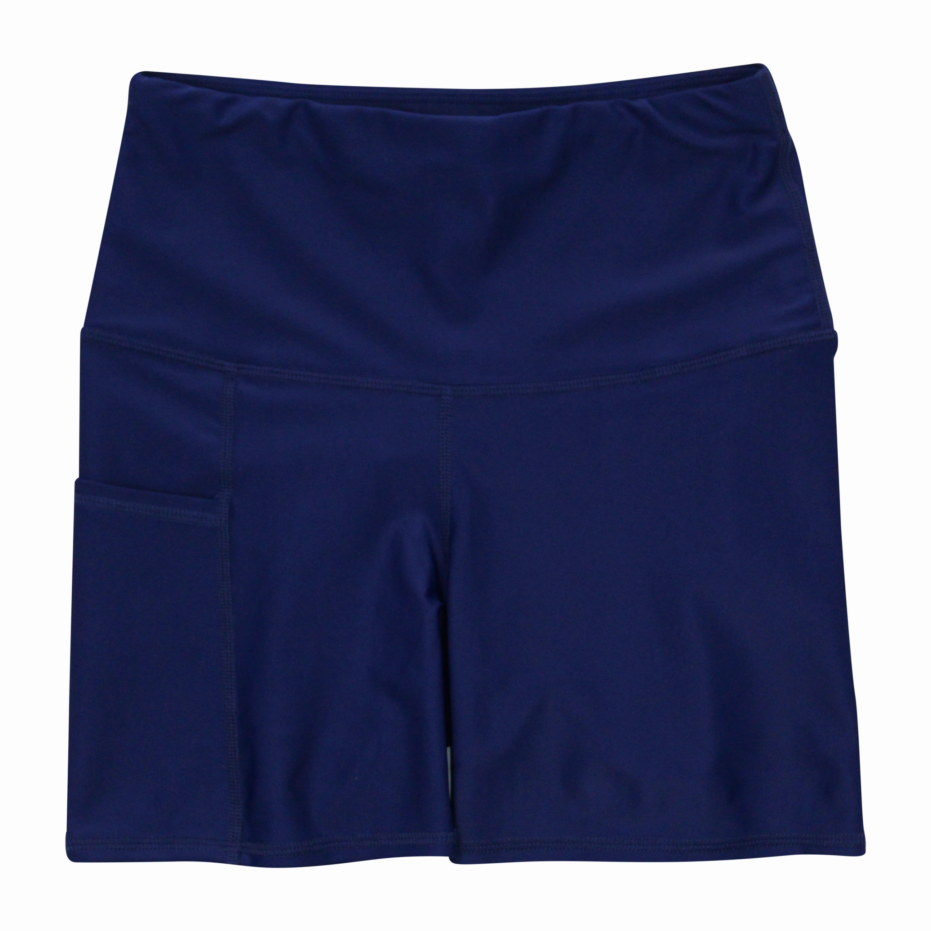 Women's Long Swim Bike Short with Pocket | ???Navy???