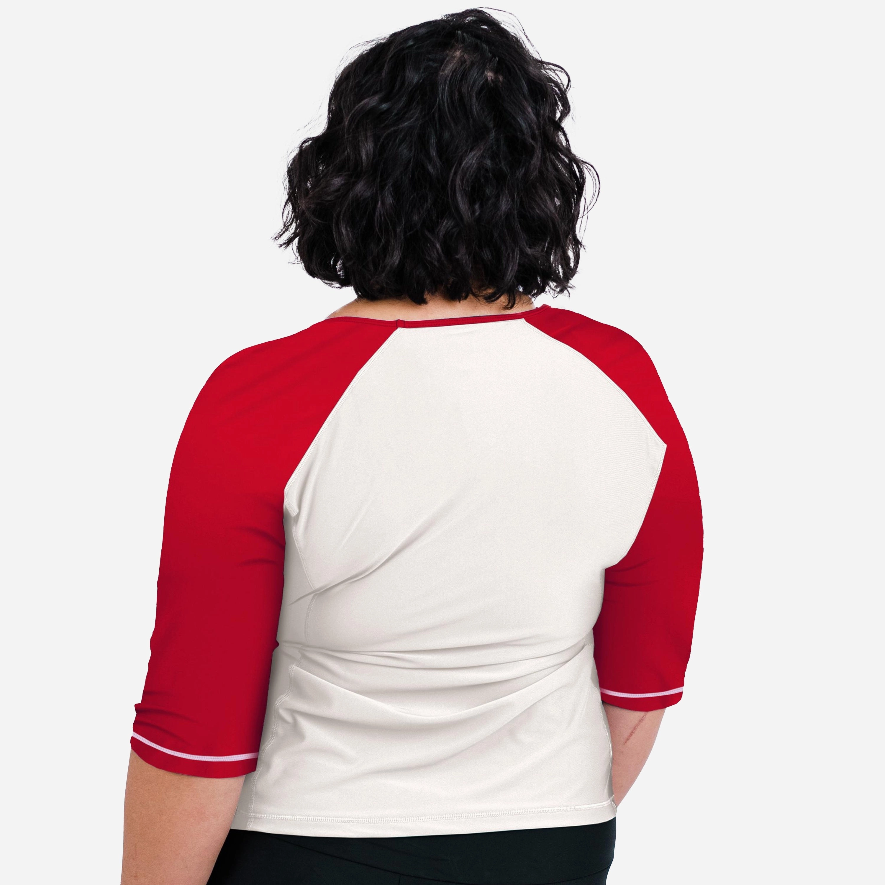 Women's Loose Fit 3/4 Sleeve Rash Guard Margaux Swim Top