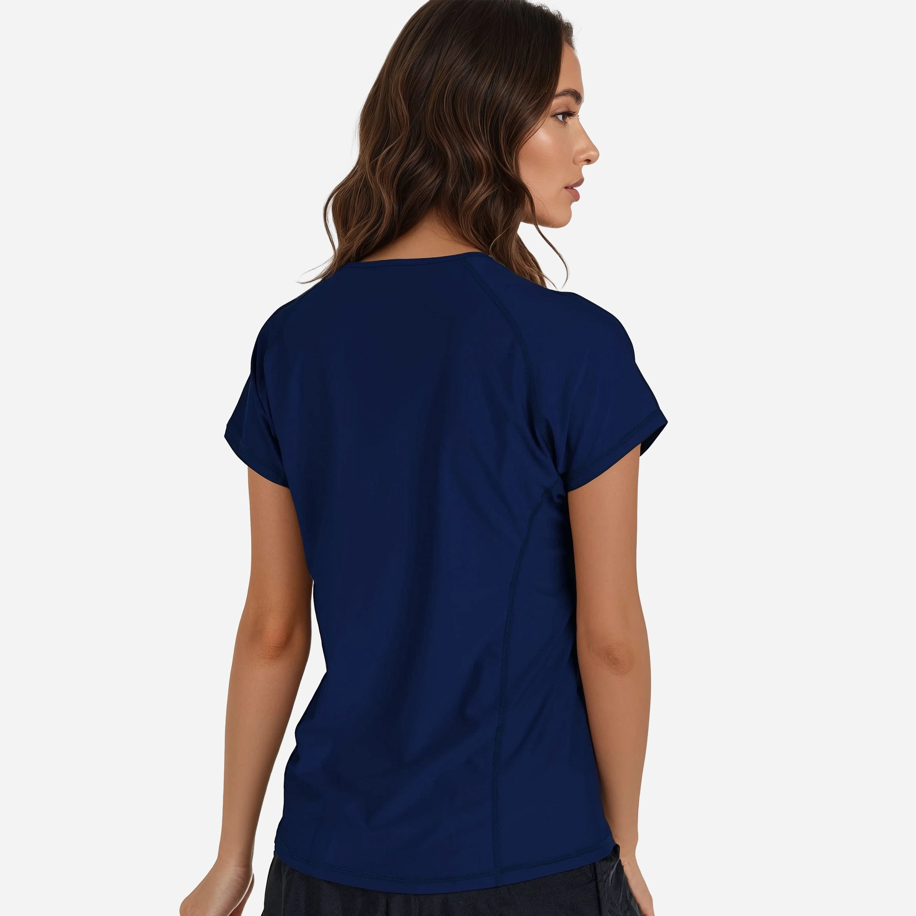 Women's Loose Fit Short Sleeve Adele Swim Top