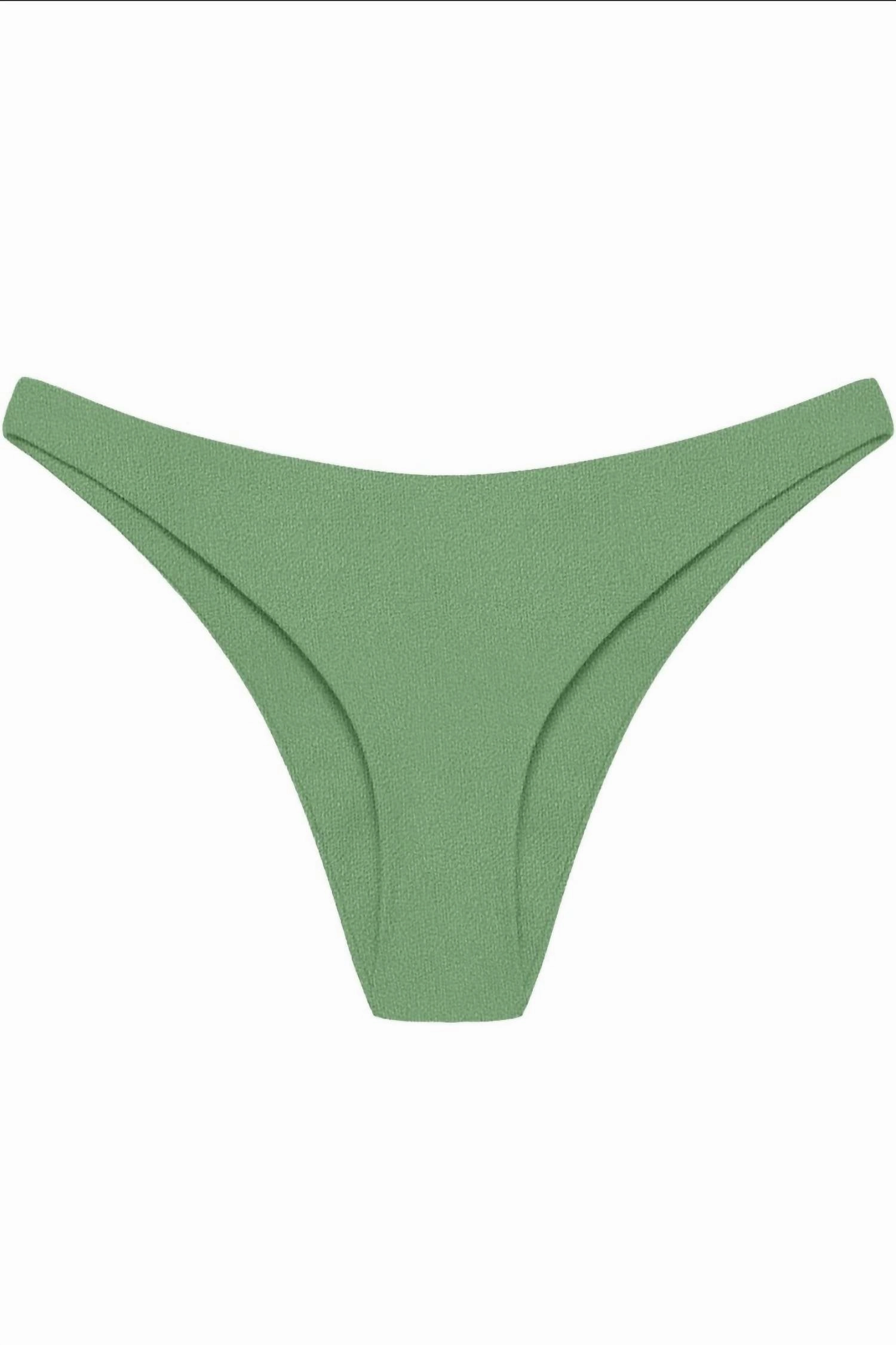 Women's Most Wanted Bikini Bottom In Basil Sheen