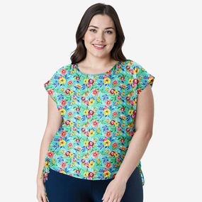 Women's Plus Daphne Loose Fit Swim Top