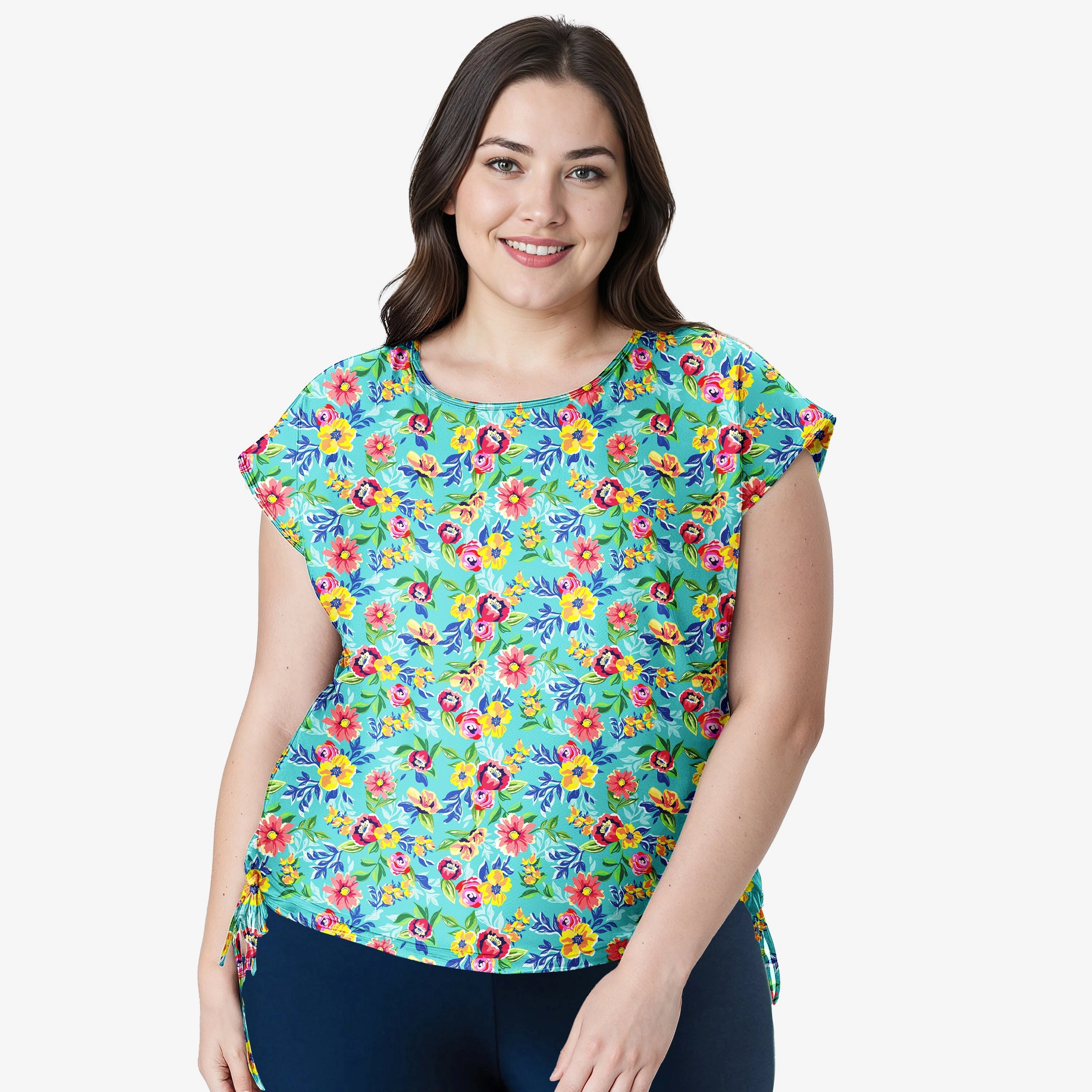 Women's Plus Daphne Loose Fit Swim Top