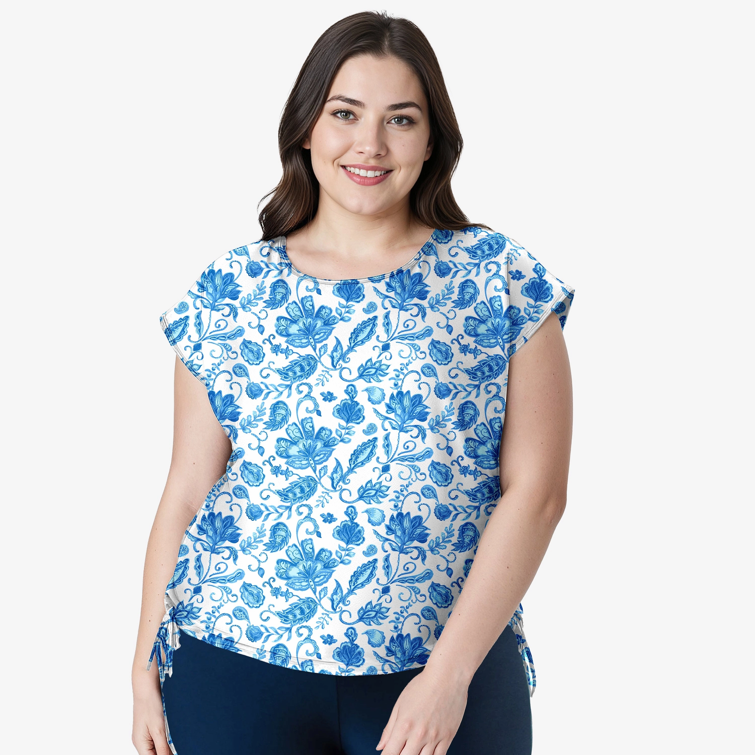 Women's Plus Daphne Loose Fit Swim Top