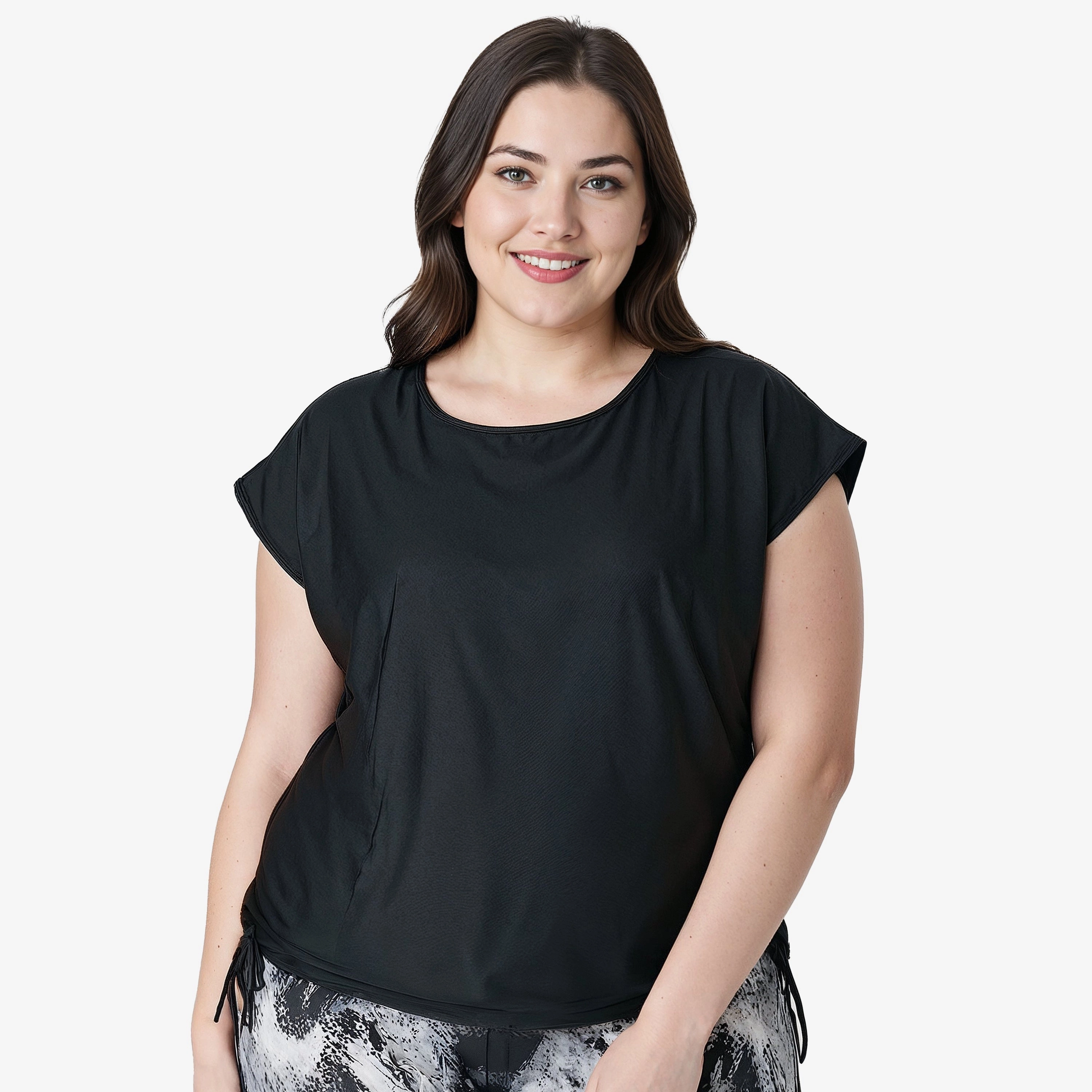 Women's Plus Daphne Loose Fit Swim Top