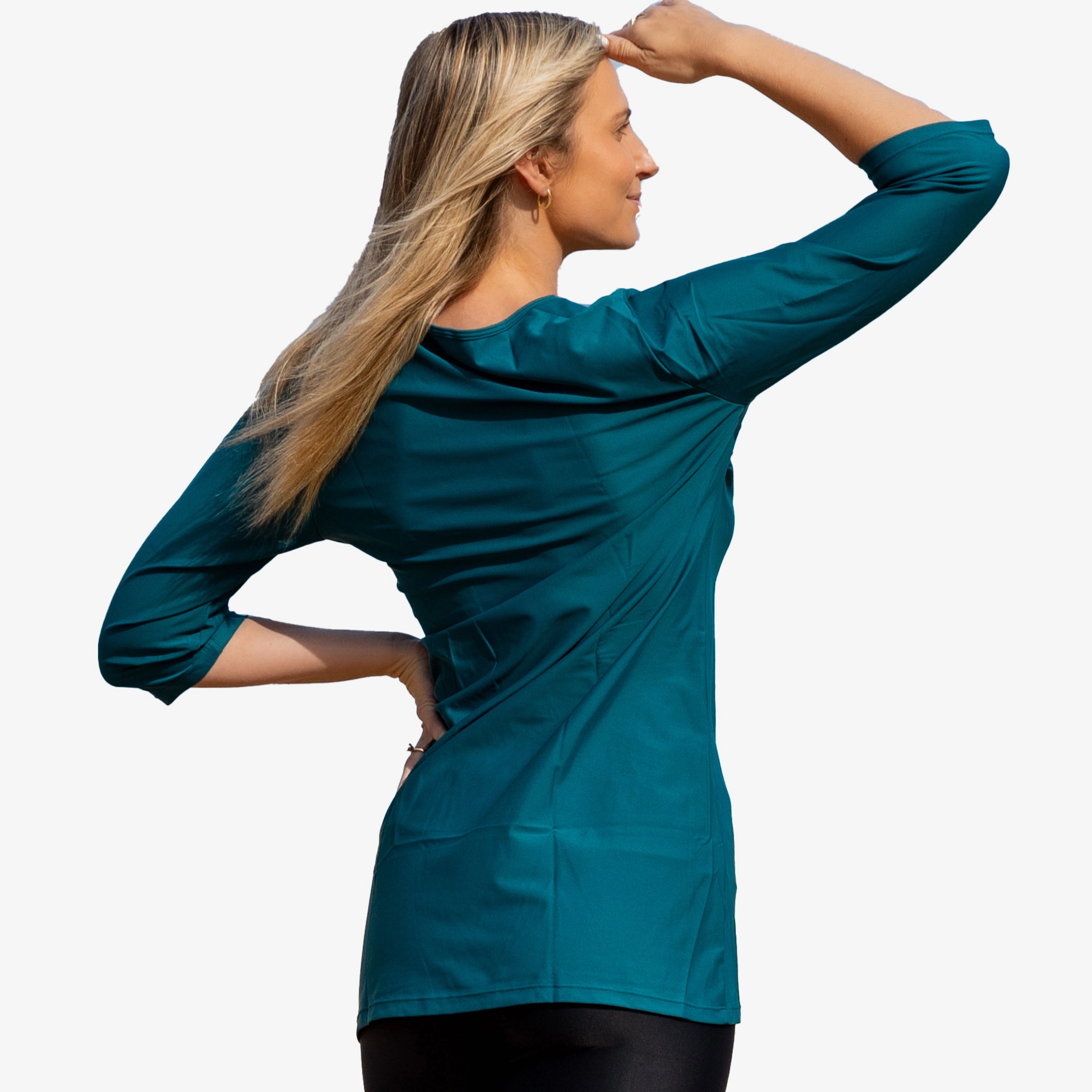 Women's Plus Gia 3/4 Sleeve Swim Tunic