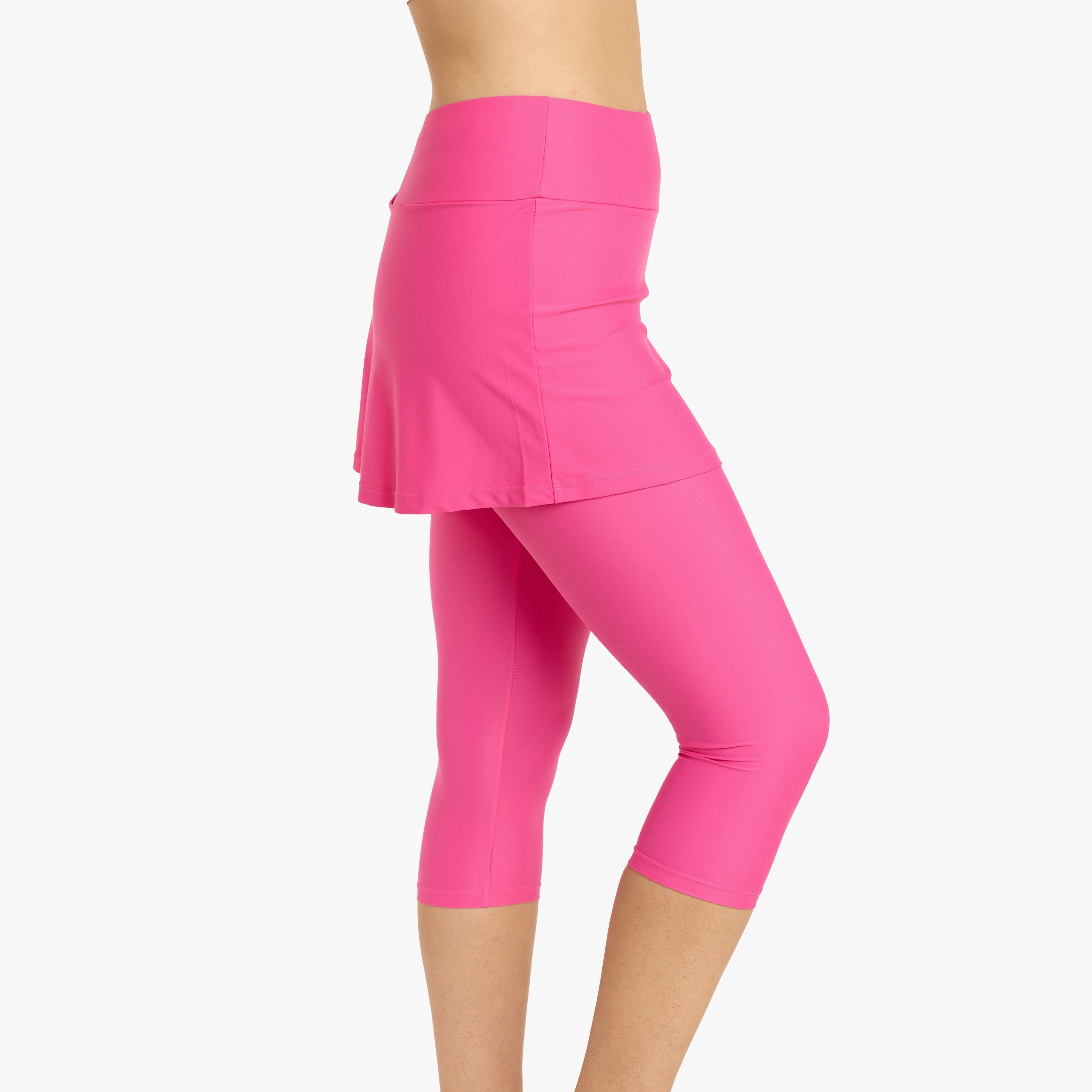 Women's Plus Skirted Swim Capris