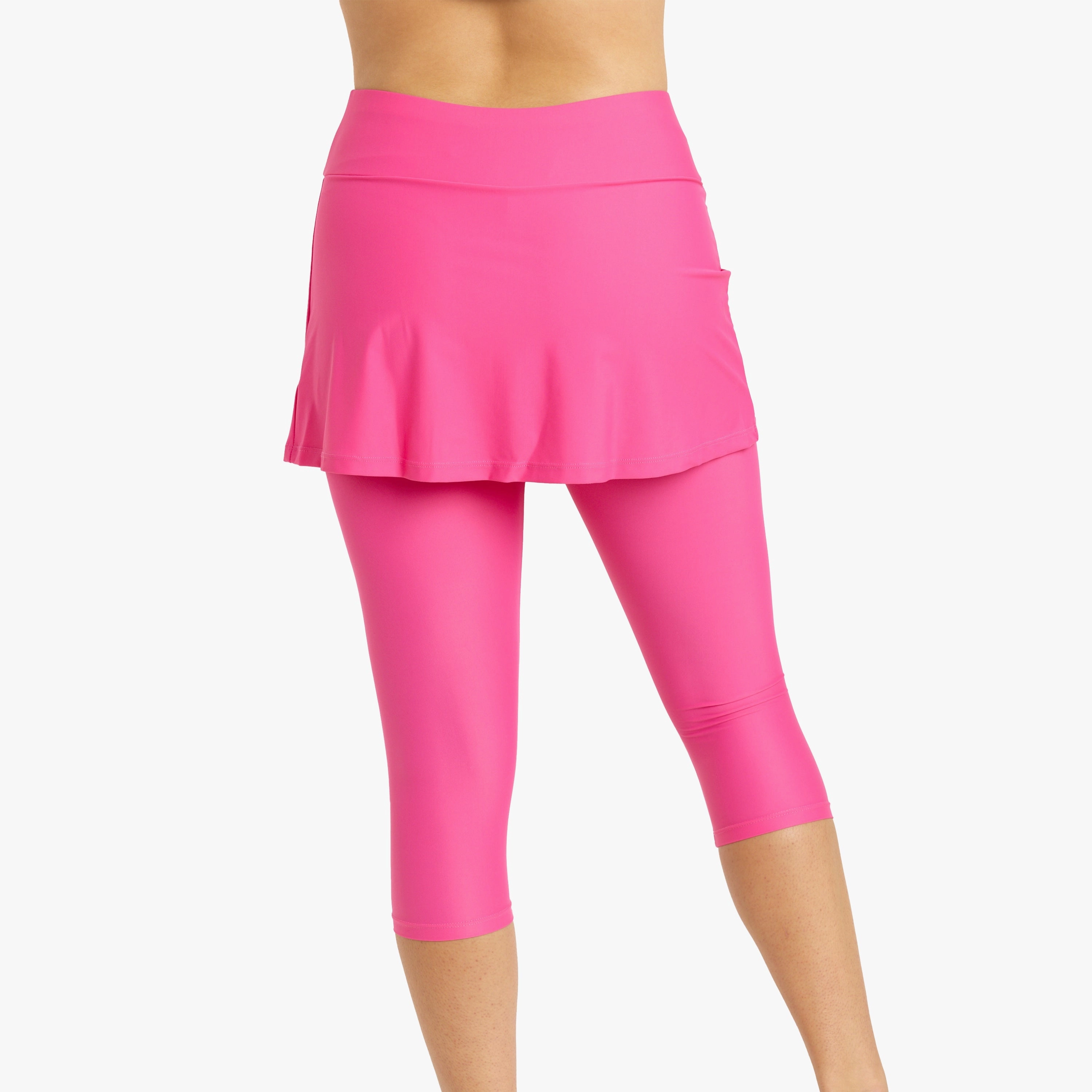 Women's Plus Skirted Swim Capris