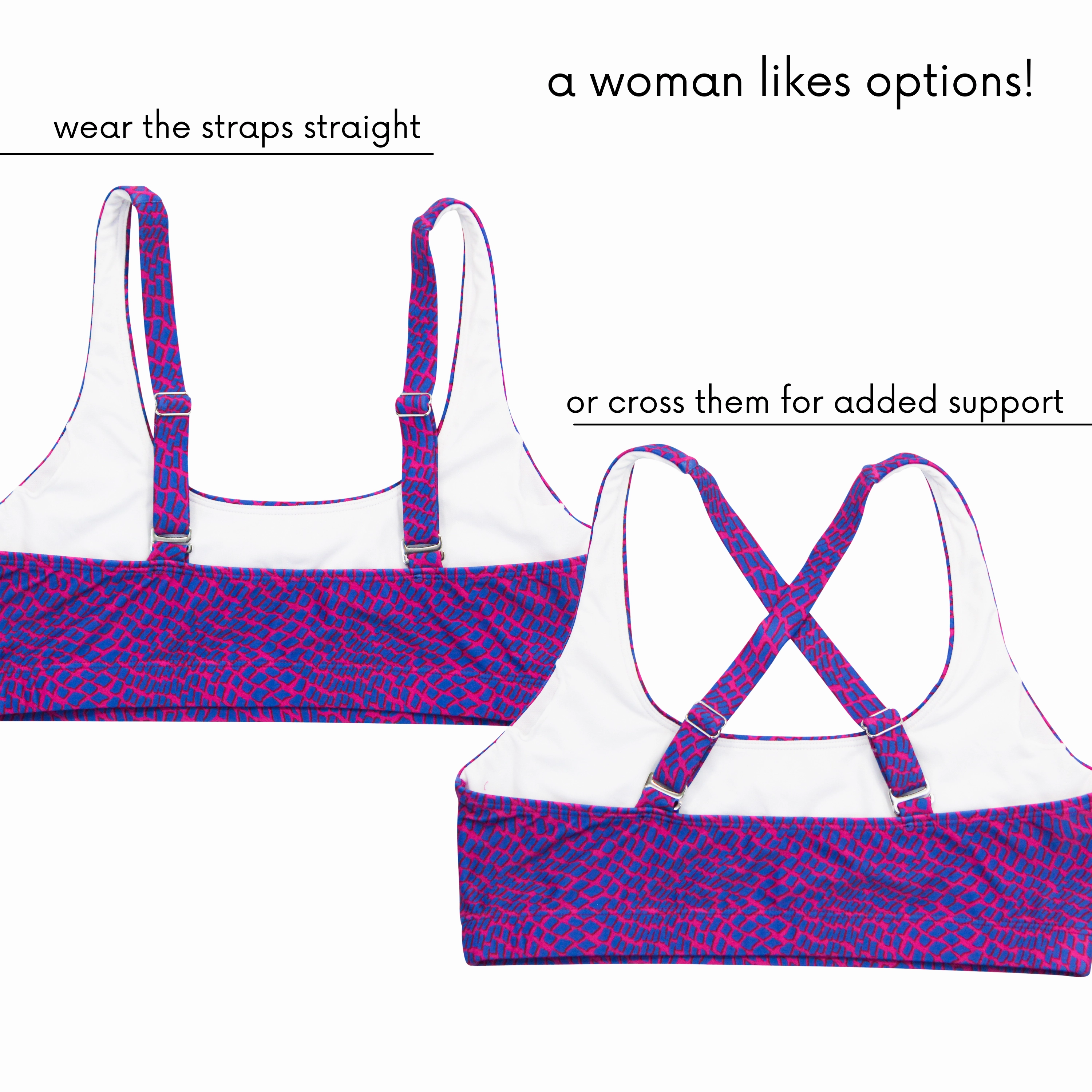 Women's Scoop Neck Bikini Top | "In Disguise"