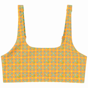 Women's Scoop Neck Bikini Top | "Kaleidoscope"