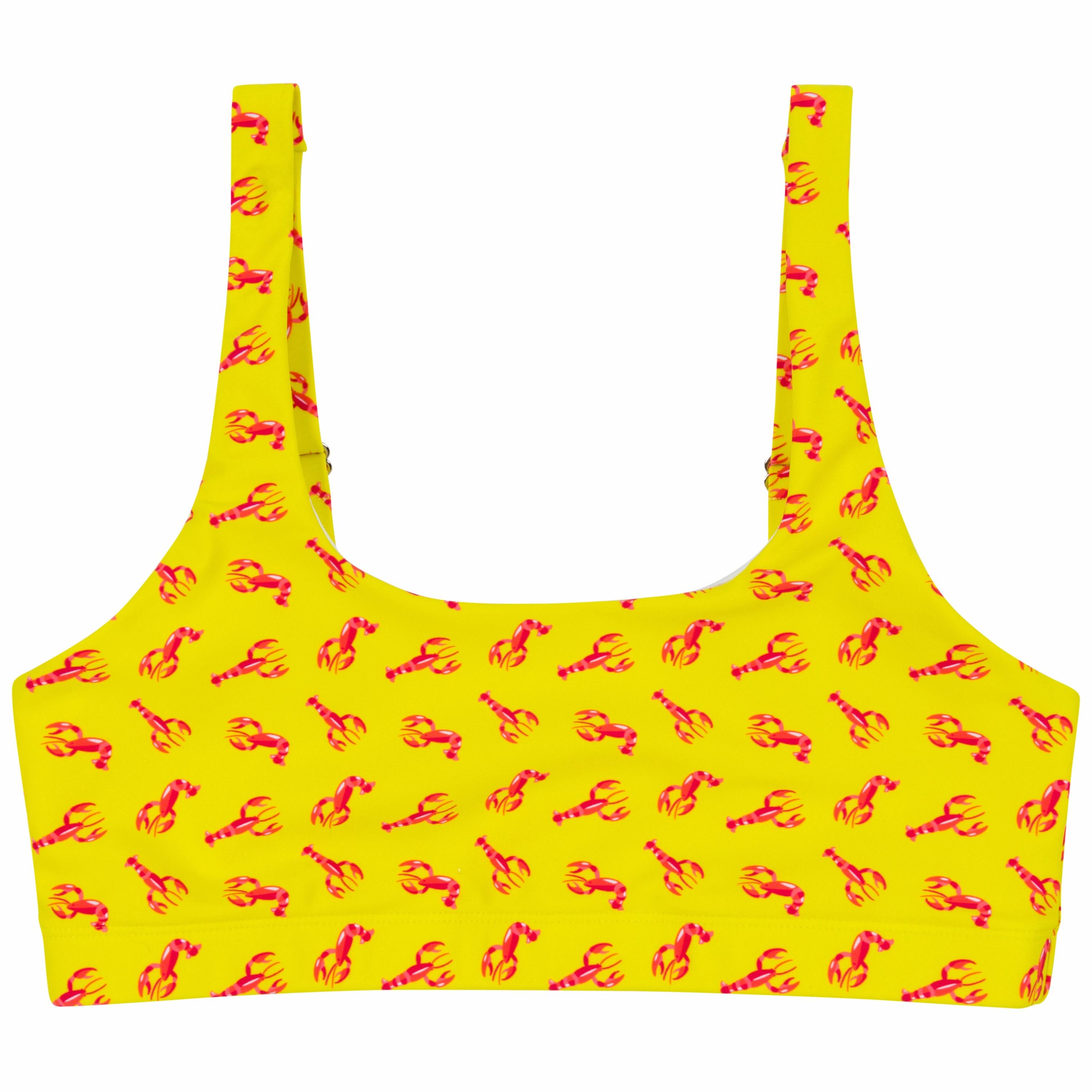 Women's Scoop Neck Bikini Top | "Lobster"