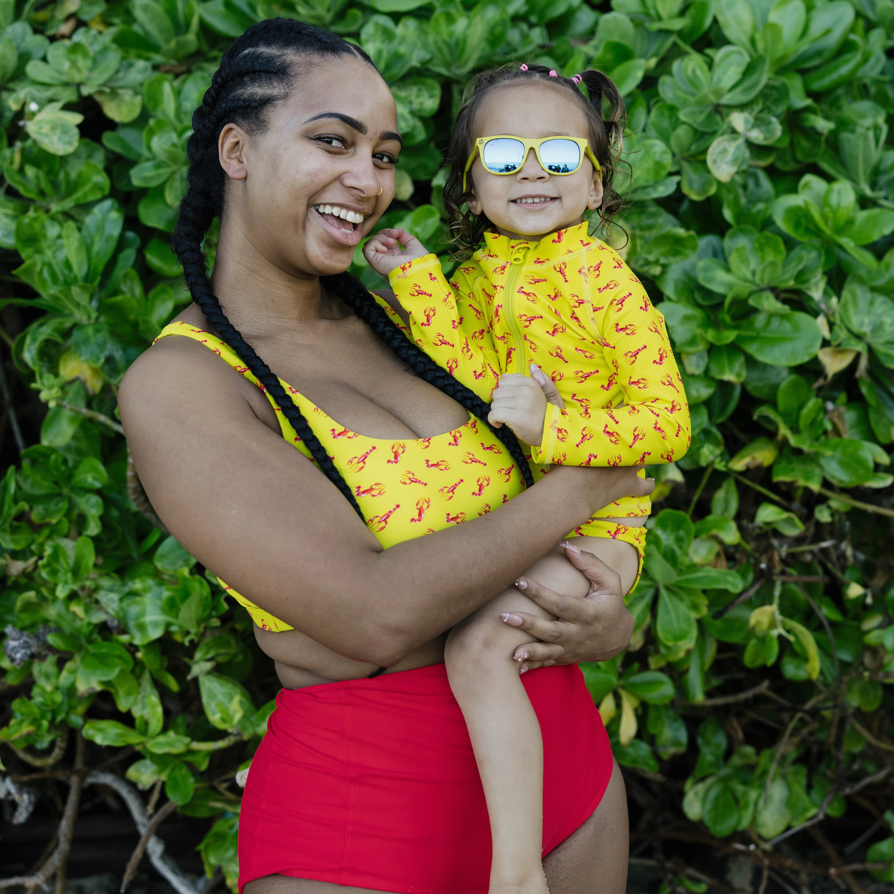 Women's Scoop Neck Bikini Top | "Lobster"