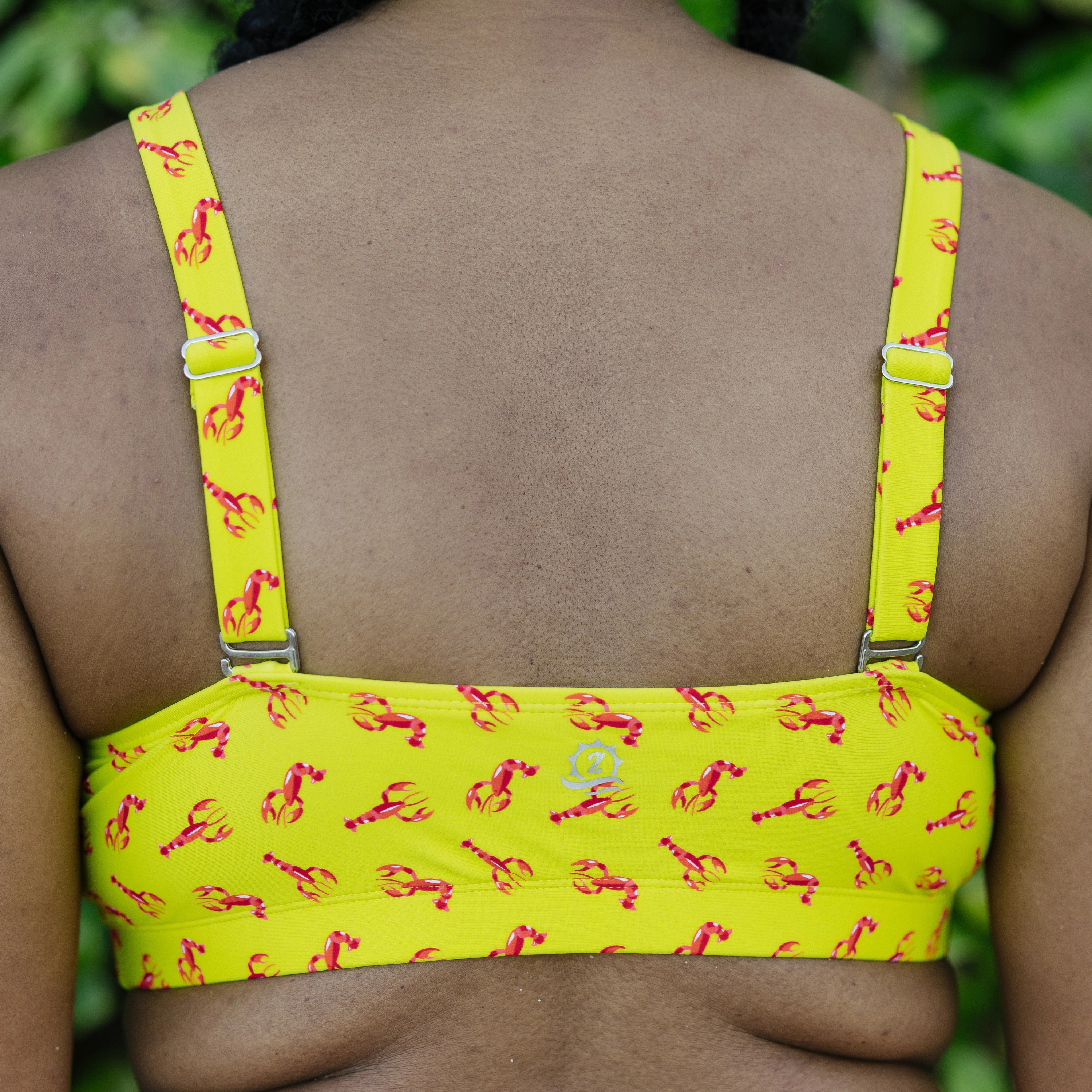 Women's Scoop Neck Bikini Top | "Lobster"